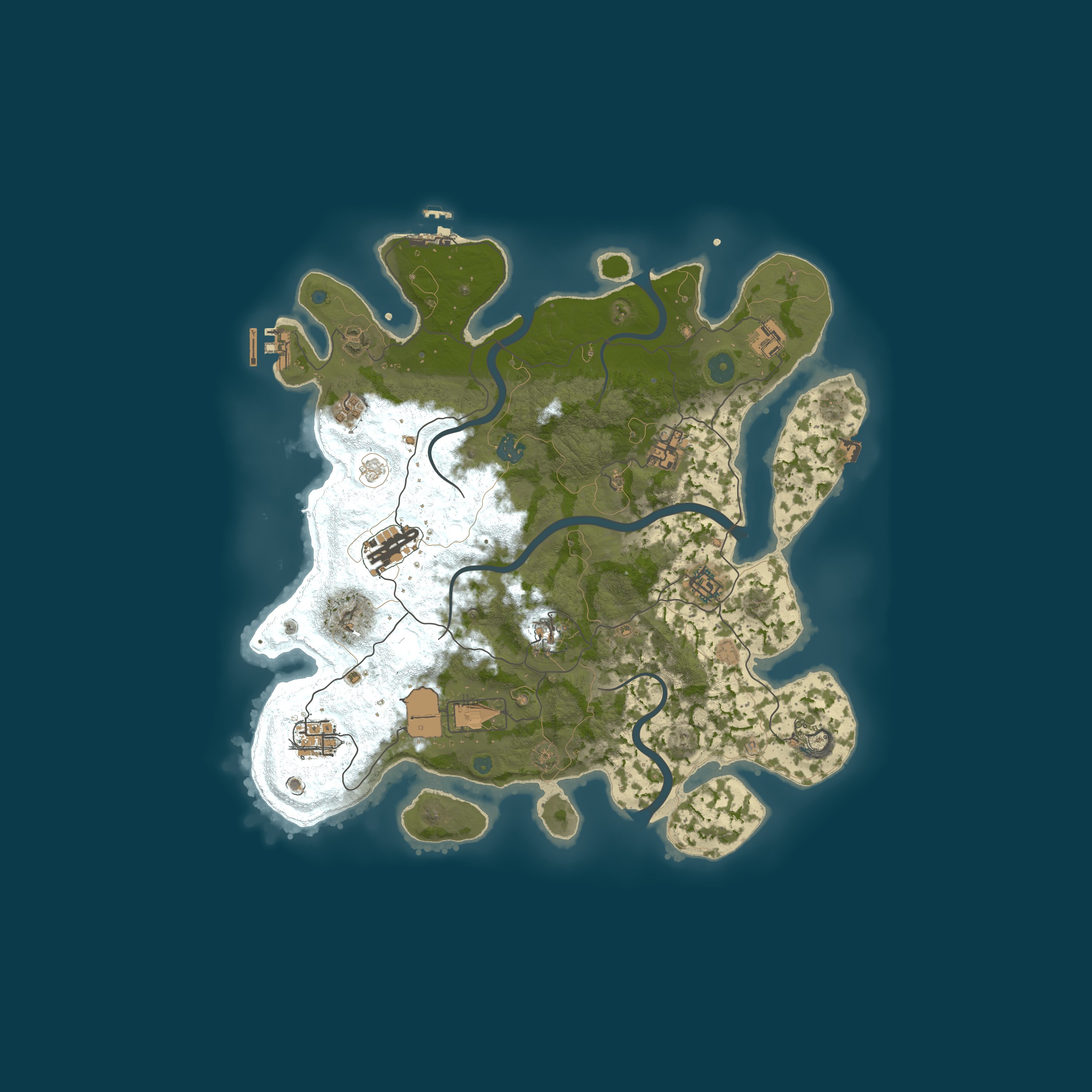 Map for Rustic| 2x | EU | No Group Limit | Weekly Wipes | Kits