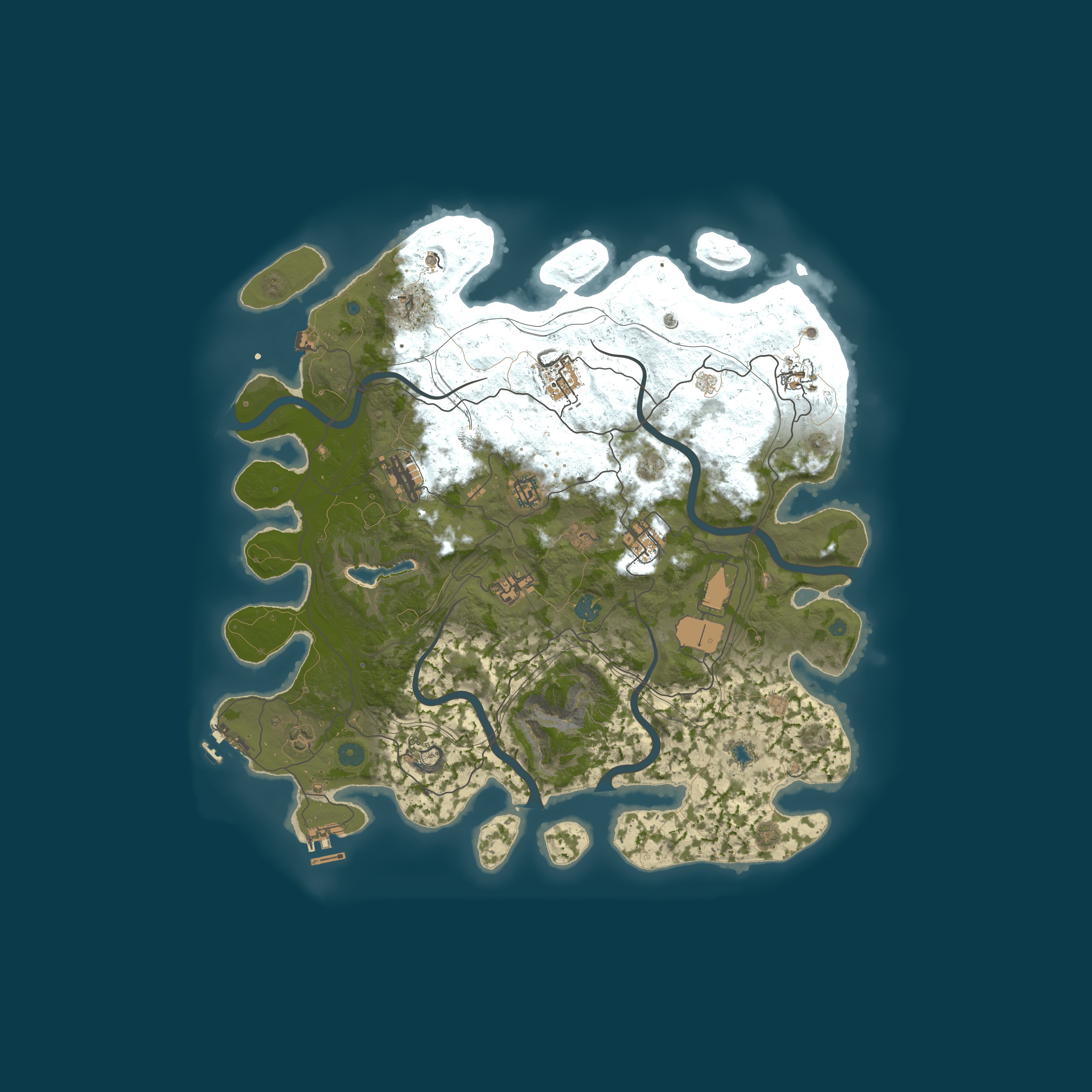 Map for [EU] RUSTVENTURE.GG 3X (MAX5) Vanilla+ NOOB FRIENDLY