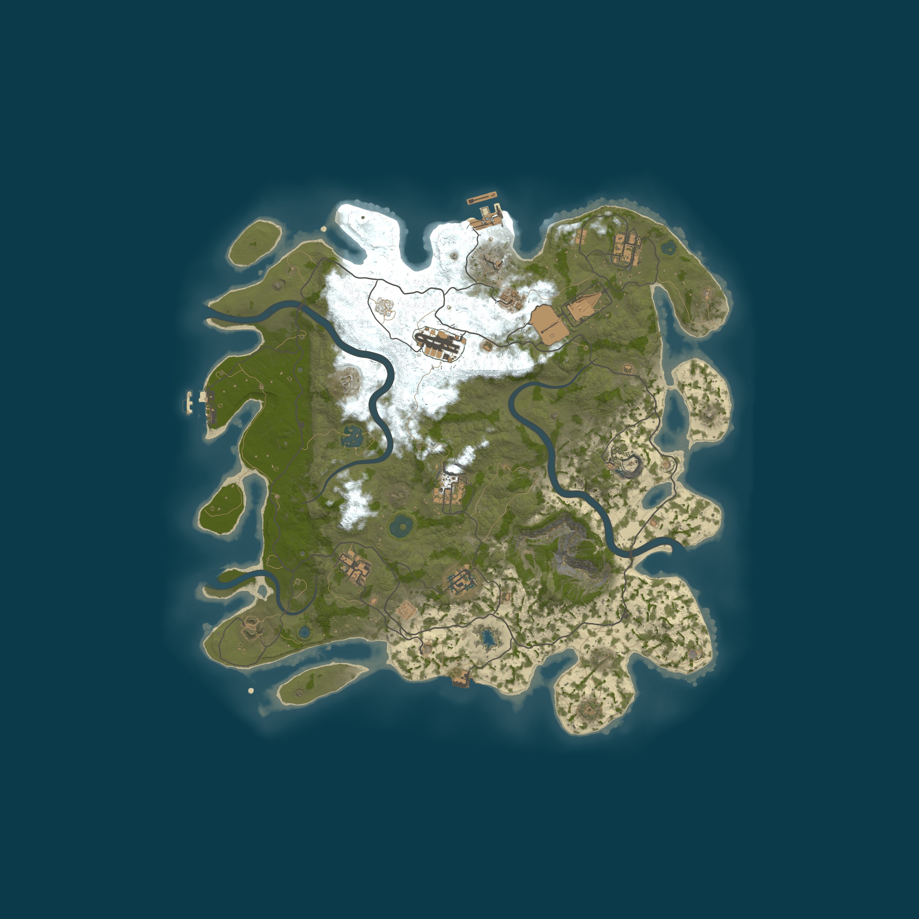 Map for Rusty Snakes mini-heli spawns (noob-friendly)