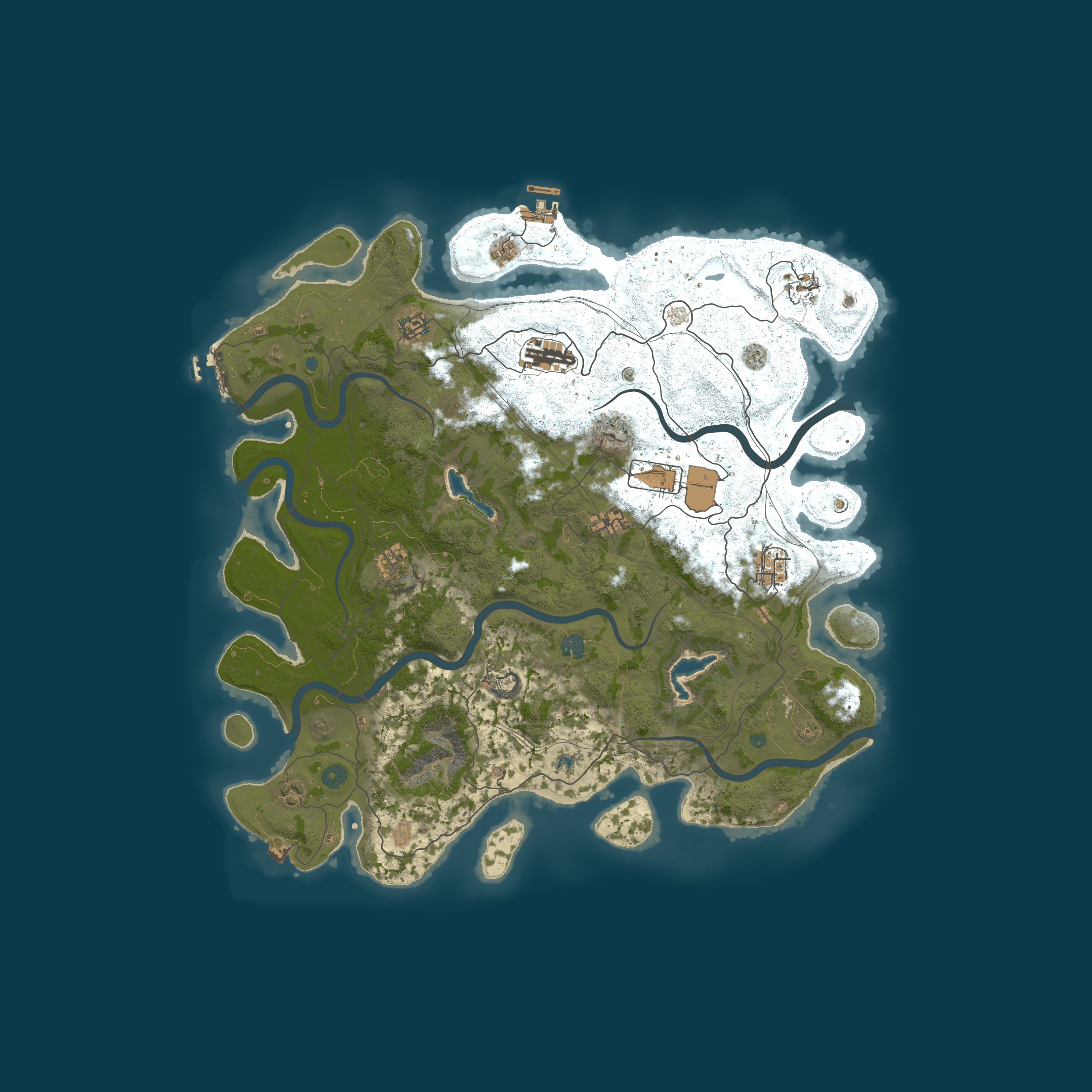 Map for BERLOGA | SIBERIA | ДЛЯ НОВИЧКОВ | monthly [RU]