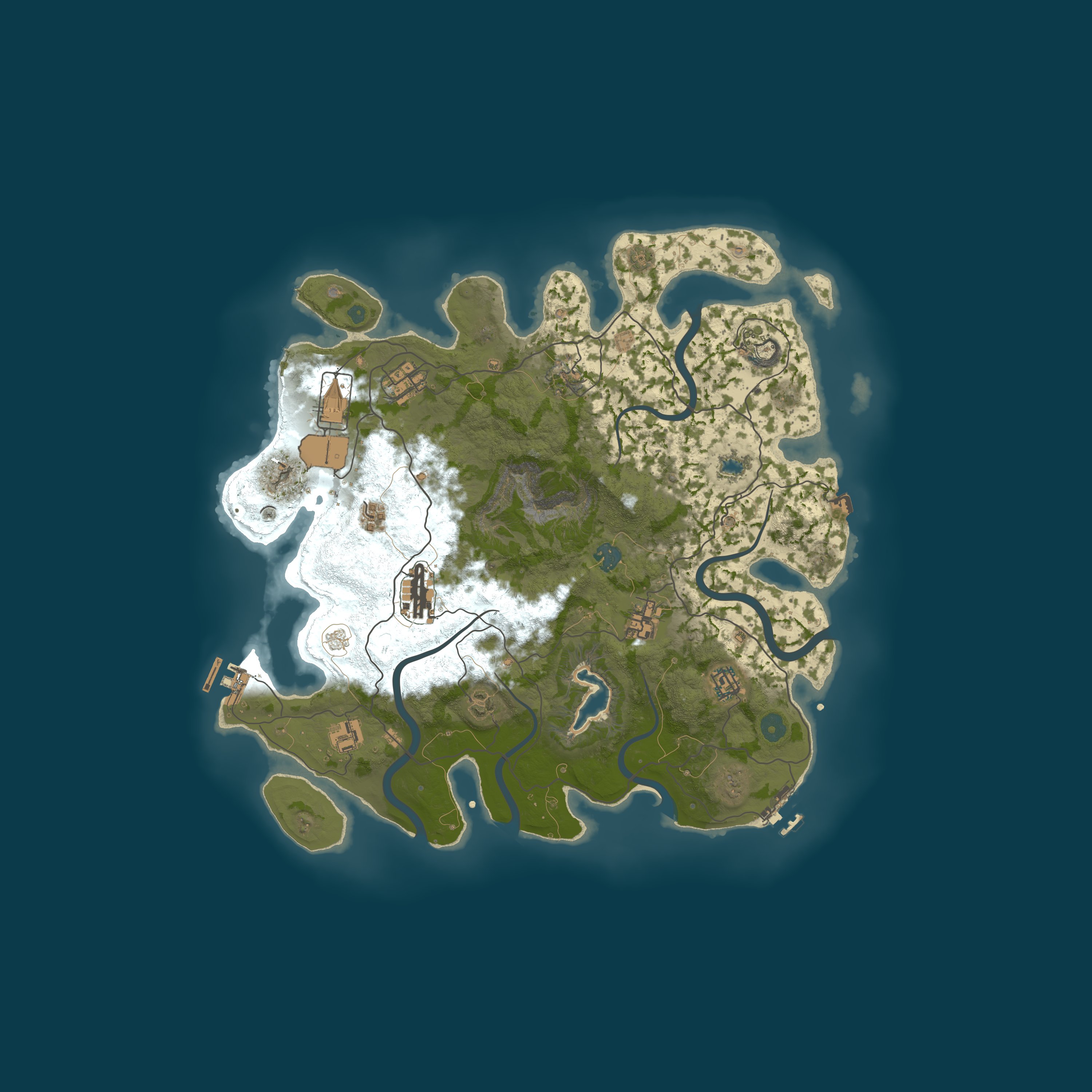 Map for A Shockbyte Rust Server
