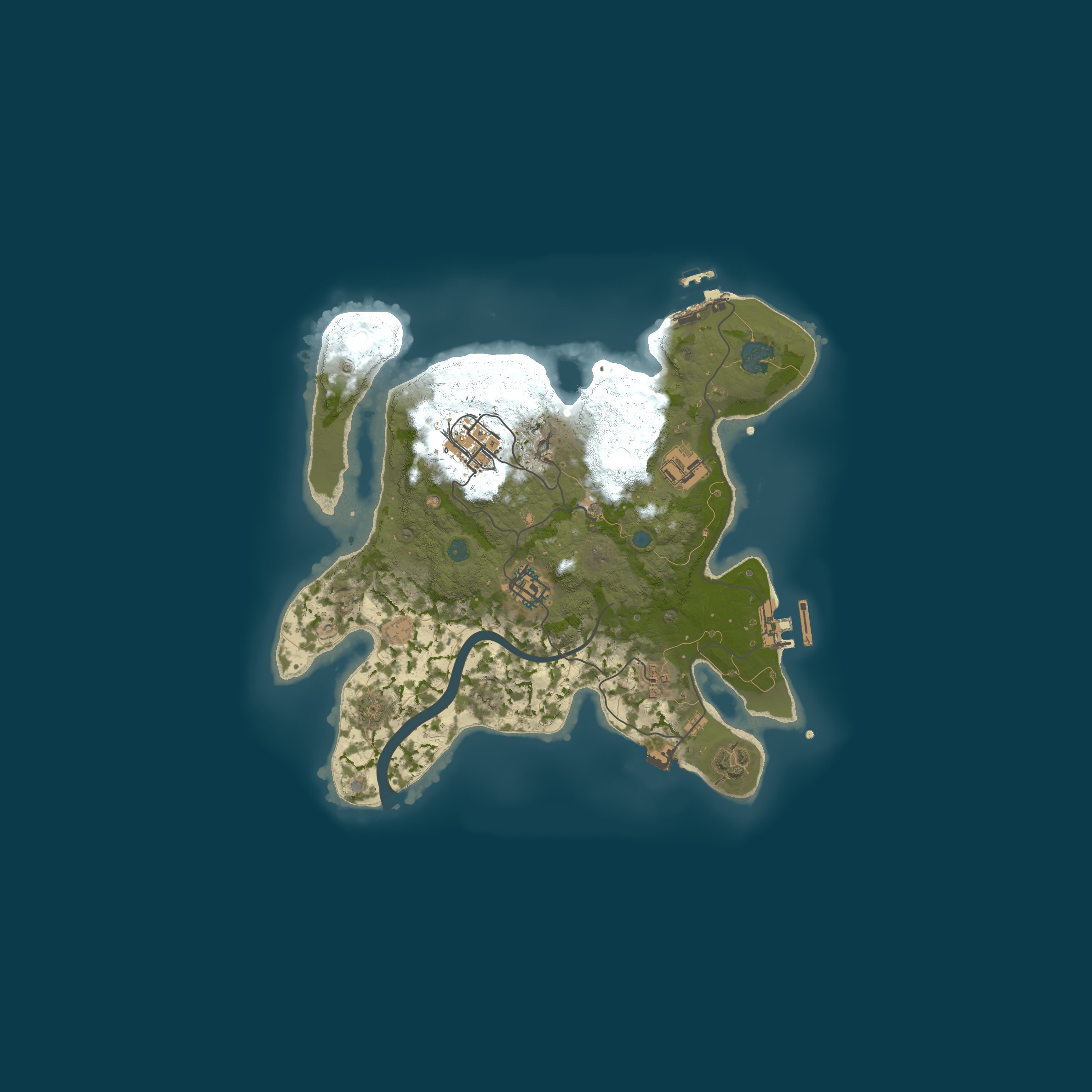 Procedural Map, size 2750, seed 1701761847