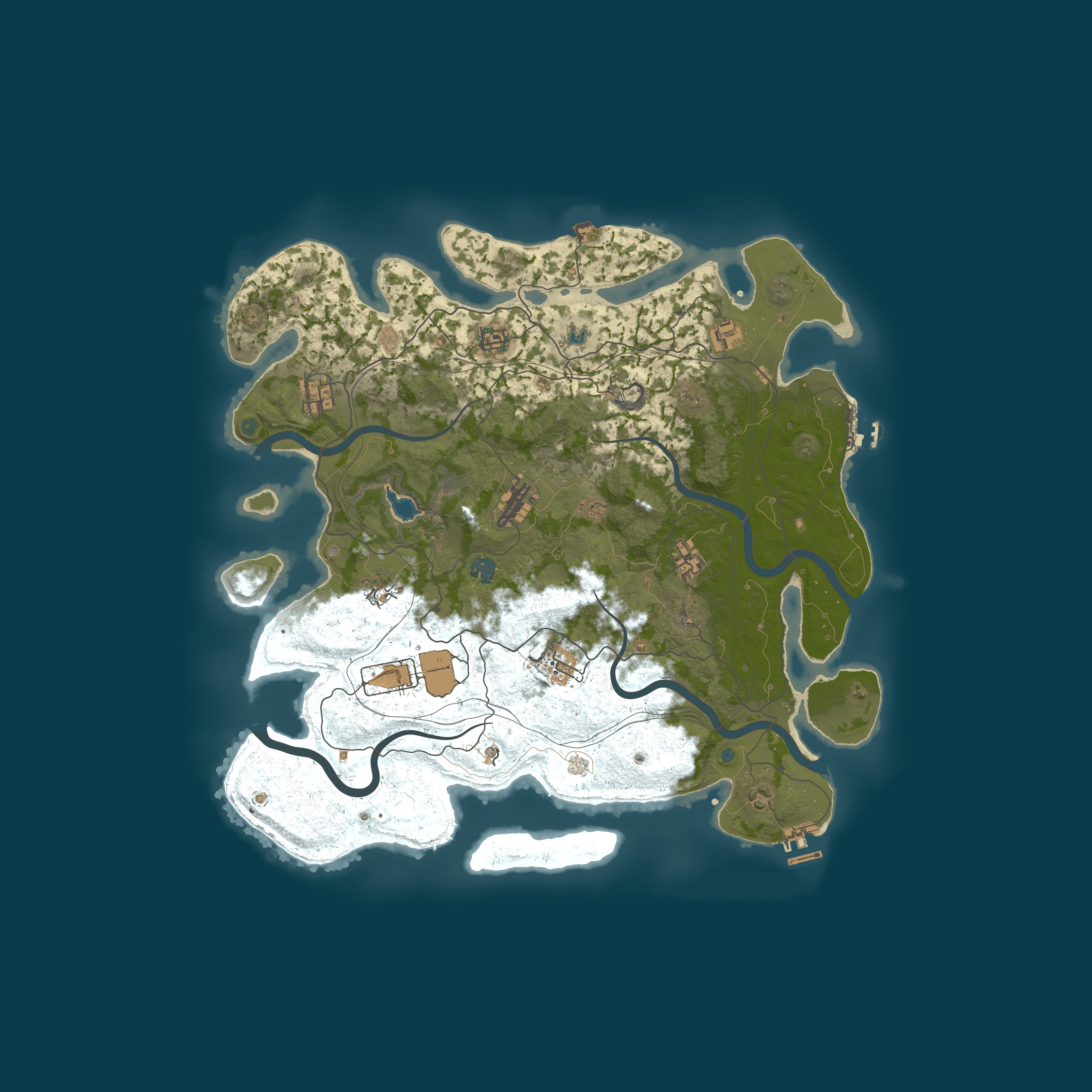 Procedural Map, size 4250, seed 819959074