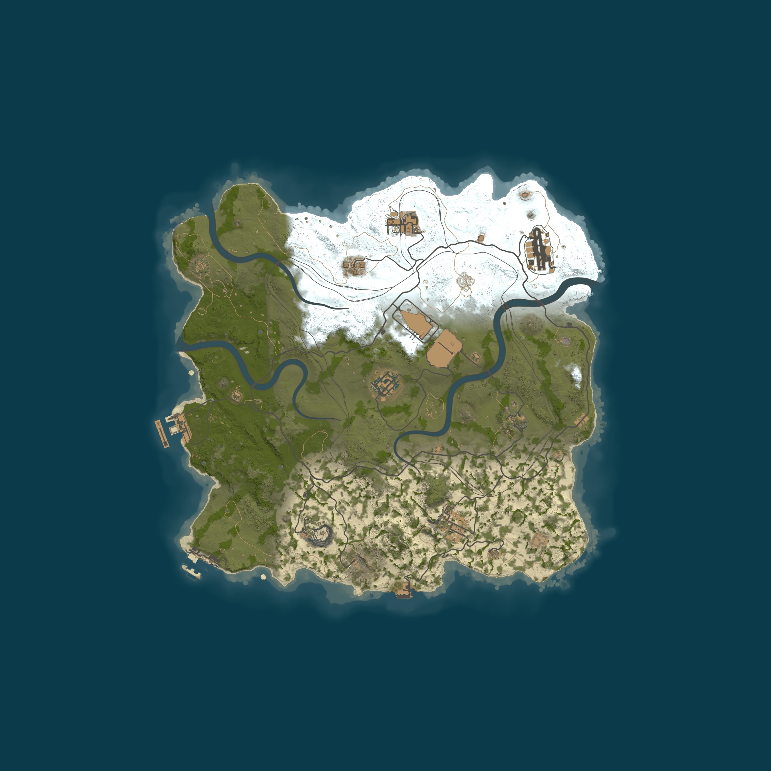 Map for WARBANDITS.GG 5X |Solo/Duo/Trio|Loot+|TP|Kits|x5 JUST WIPED
