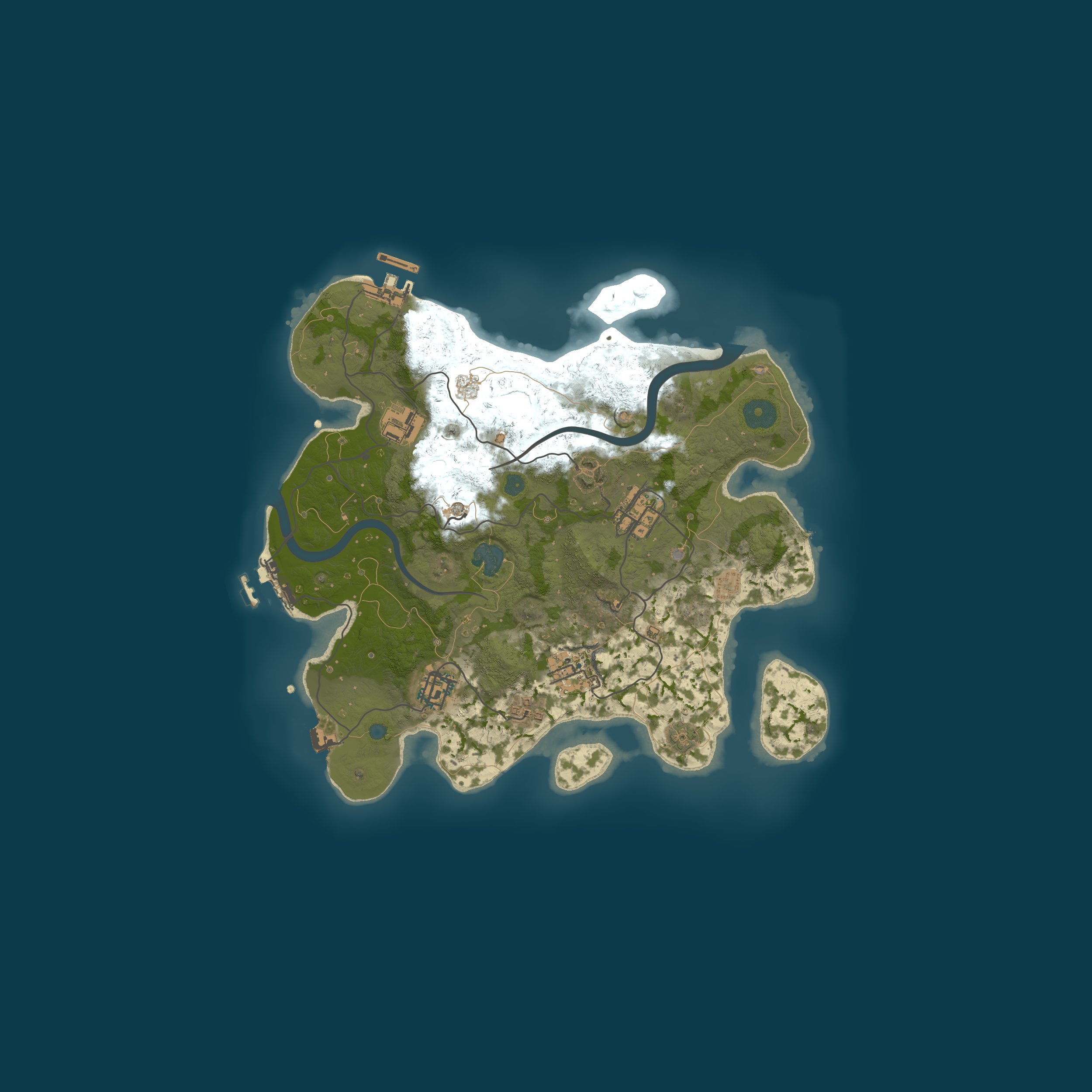 Procedural Map, size 3000, seed 800304832