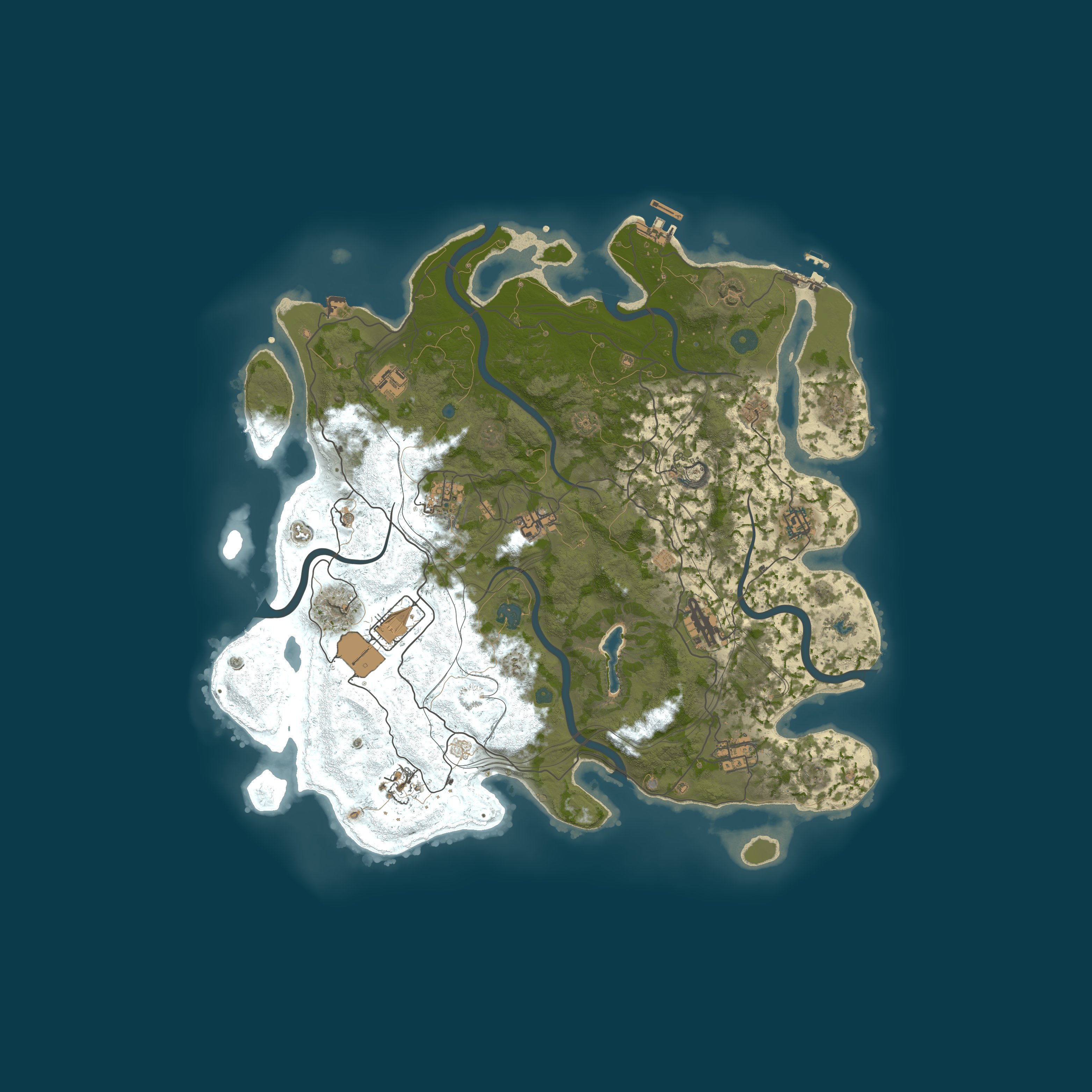 Map for Doomsday 1000X - |Raidable bases |Kits |RP Store |Persistent Ba
