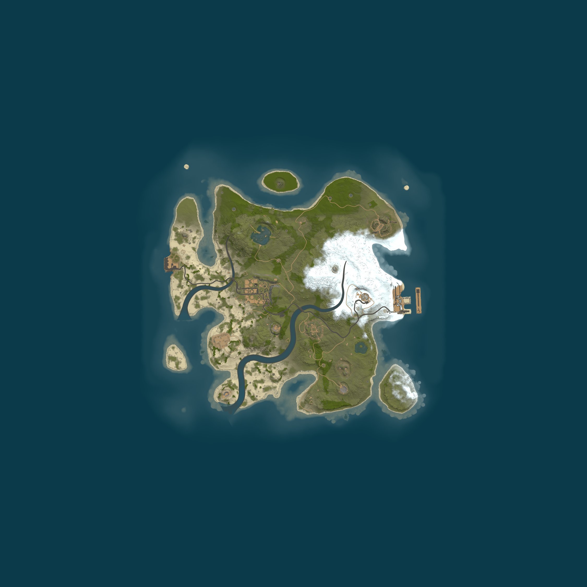 Map for A Rust Server