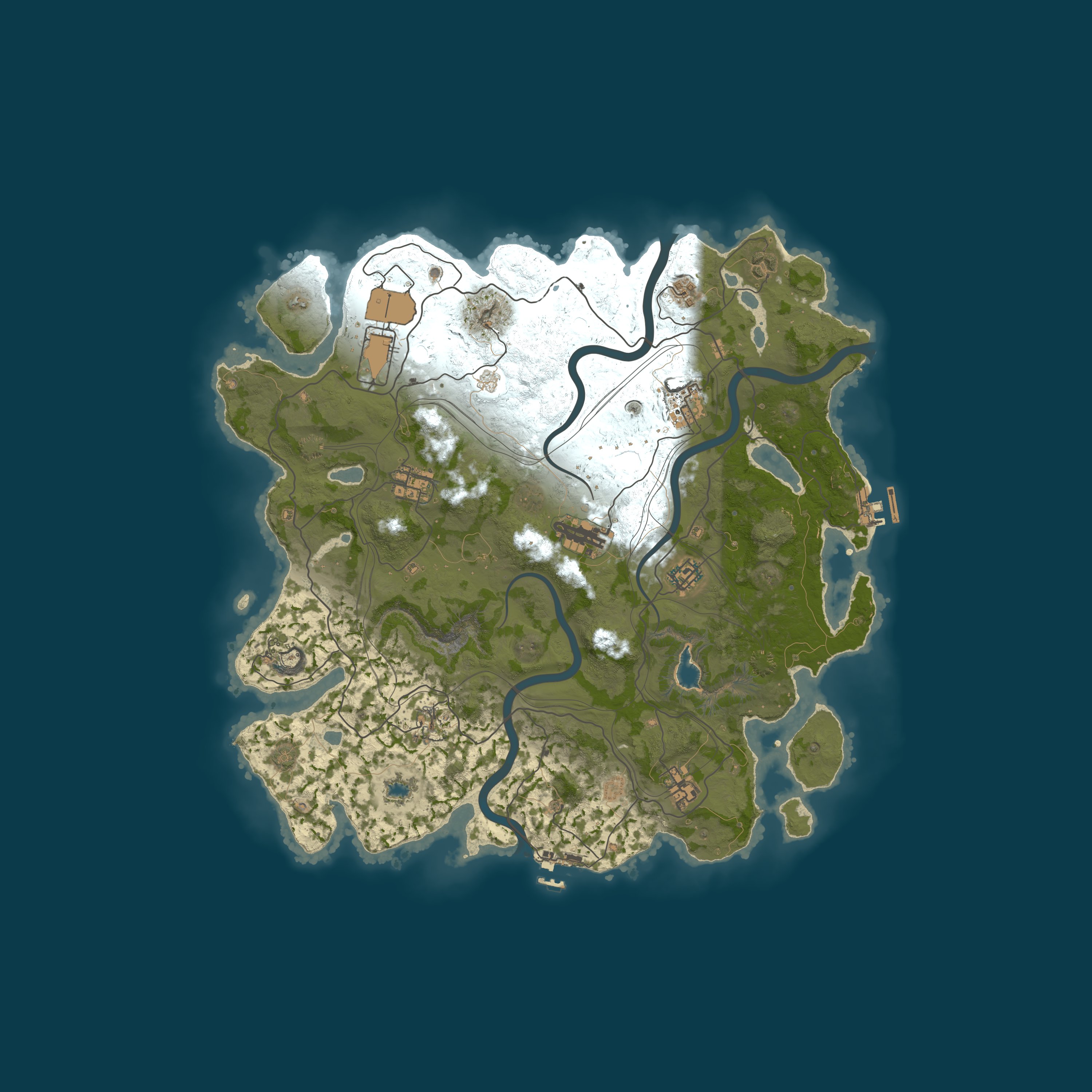 Map for US Rustinity 2x Monthly Solo/Duo/Trio/Quad [No BP Wipes] Vanill