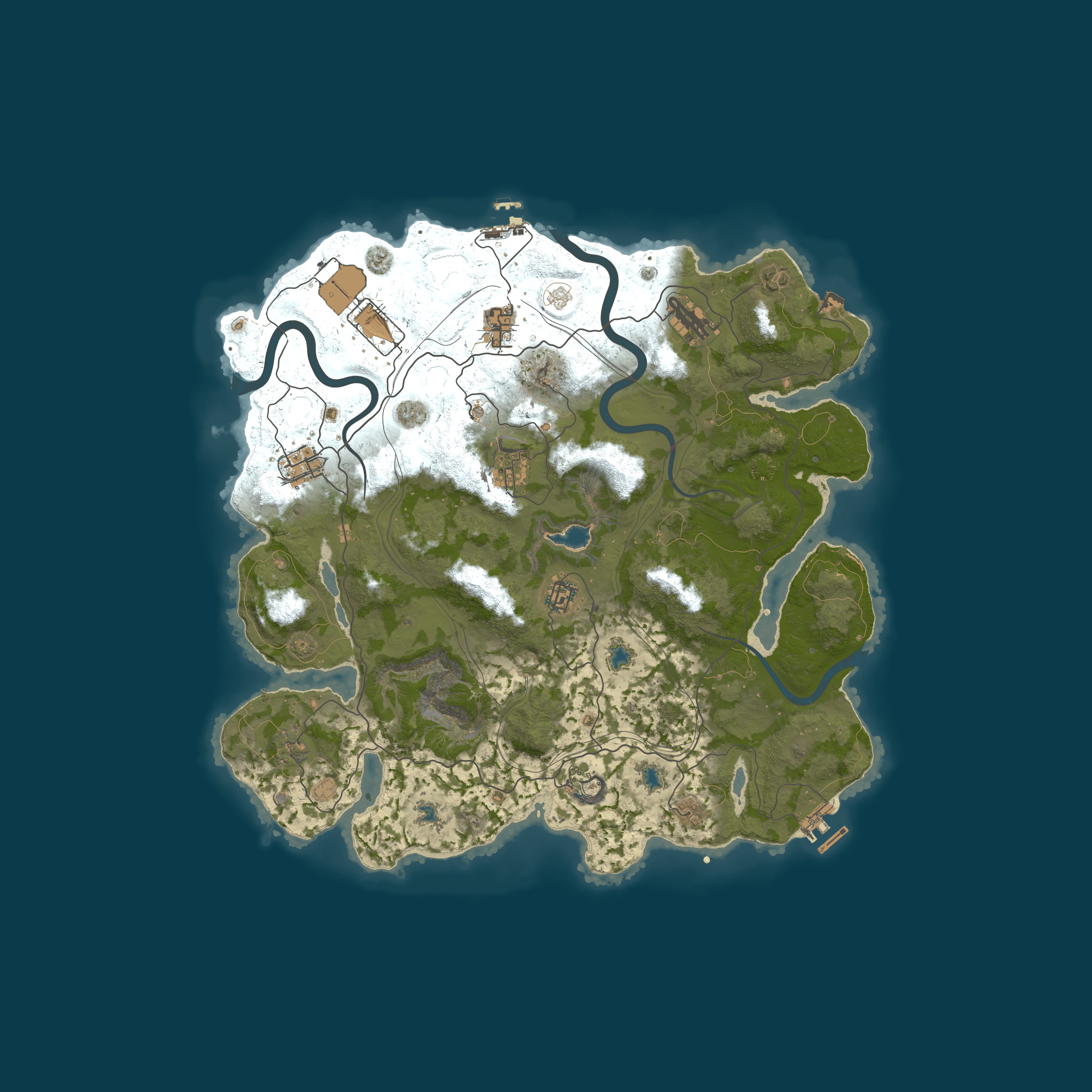Map for Reddit.com/r/PlayRust - EU Monday