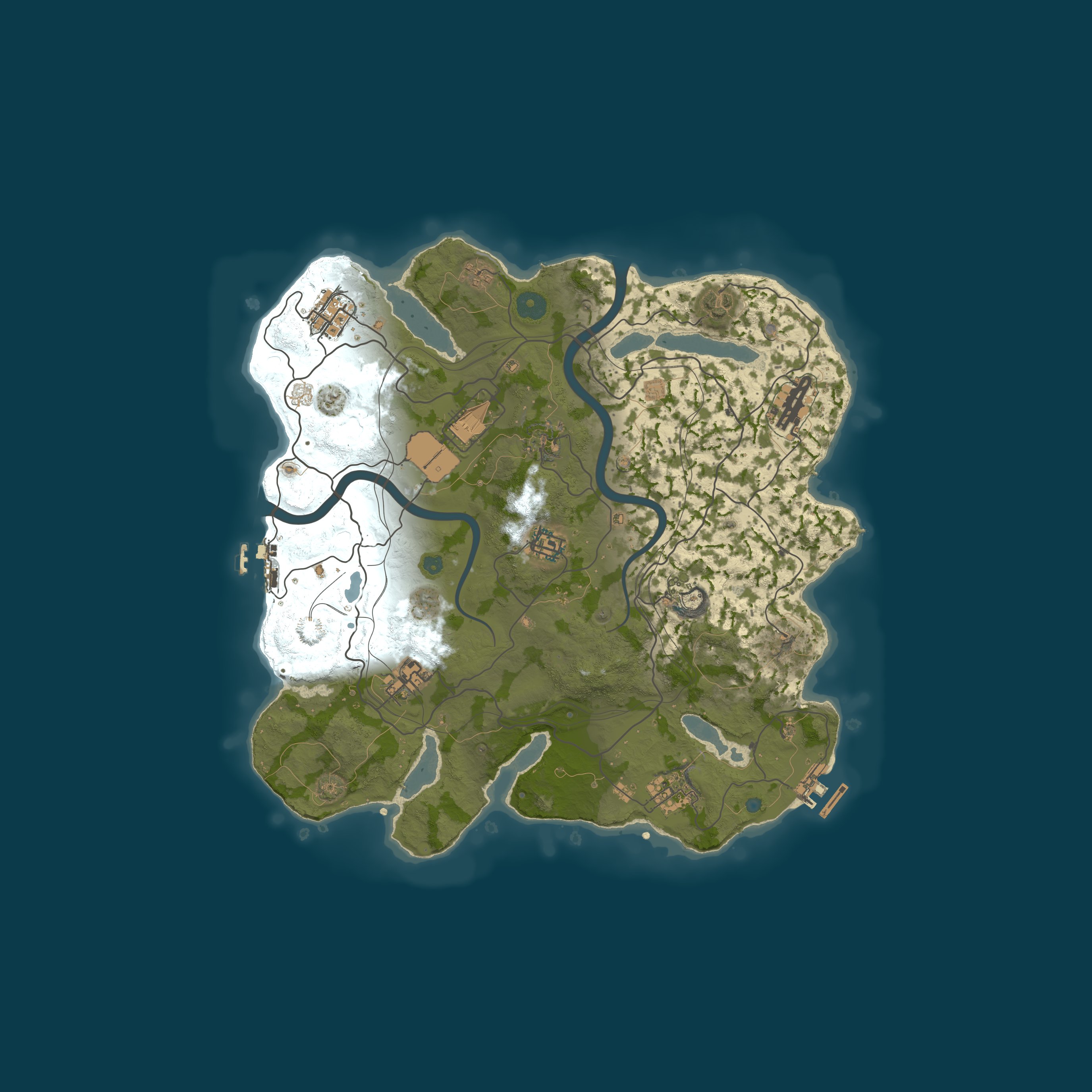 Map for ⦿【ICEFUSE】5X Echo (Solo/Duo|Shop|Kits|TP|Loot X5 WIPED)
