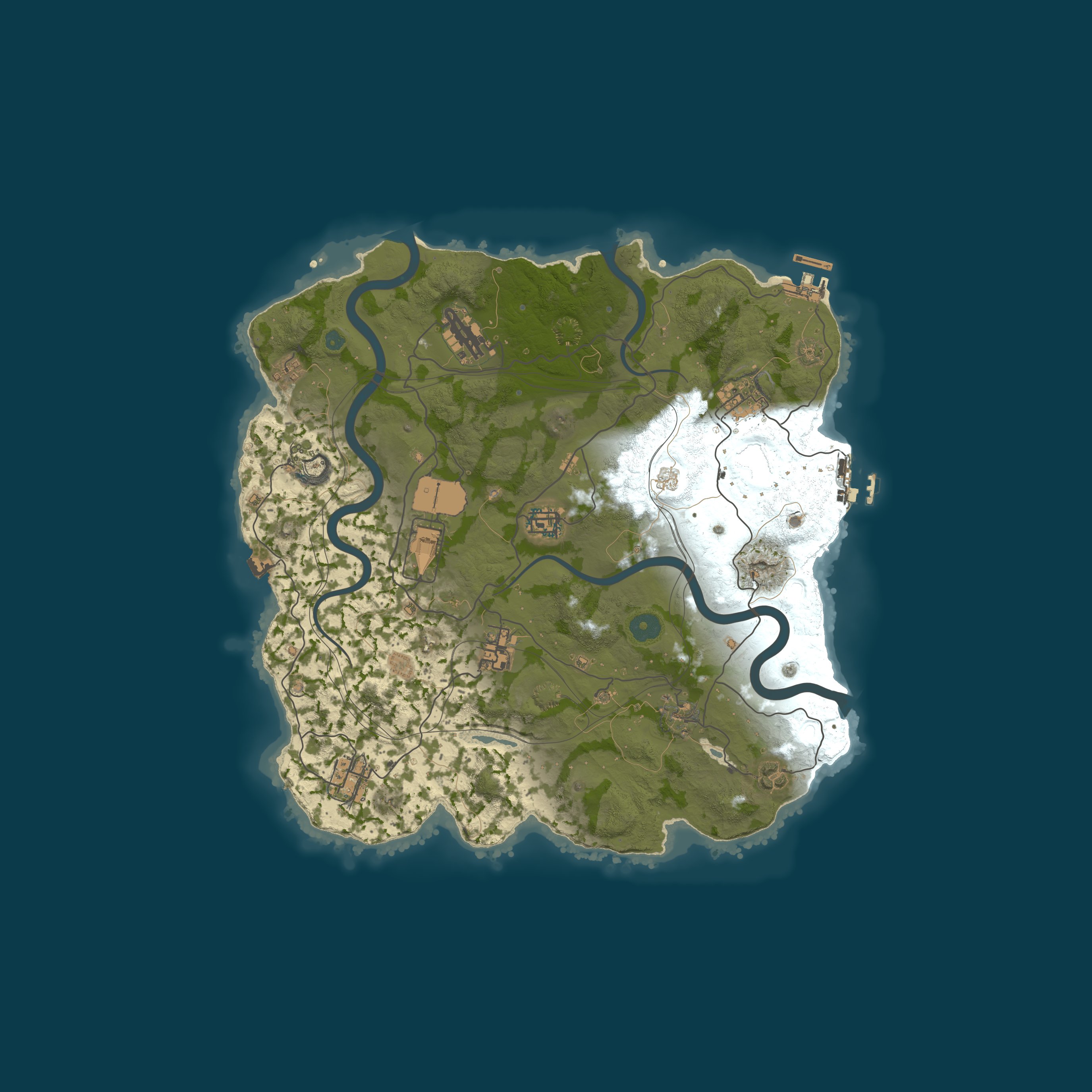 Map for WEREWOLF GAMING.CO 5x SOLO ONLY|TP|Home|Kits|No Teams|Loot x5|