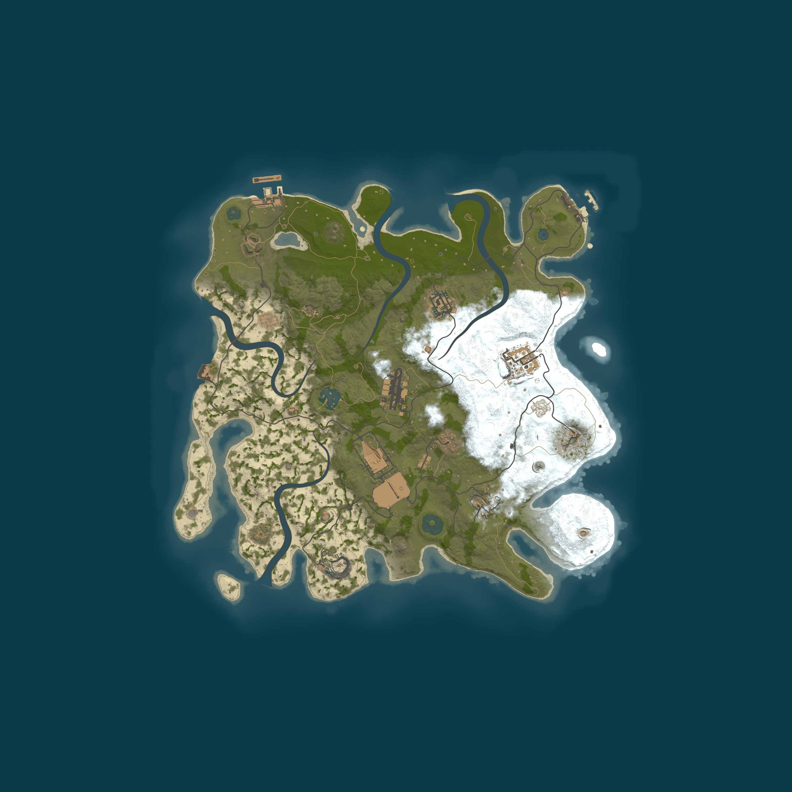 Map for Mongolia Ulaanbaatar | 2X Solo/Duo