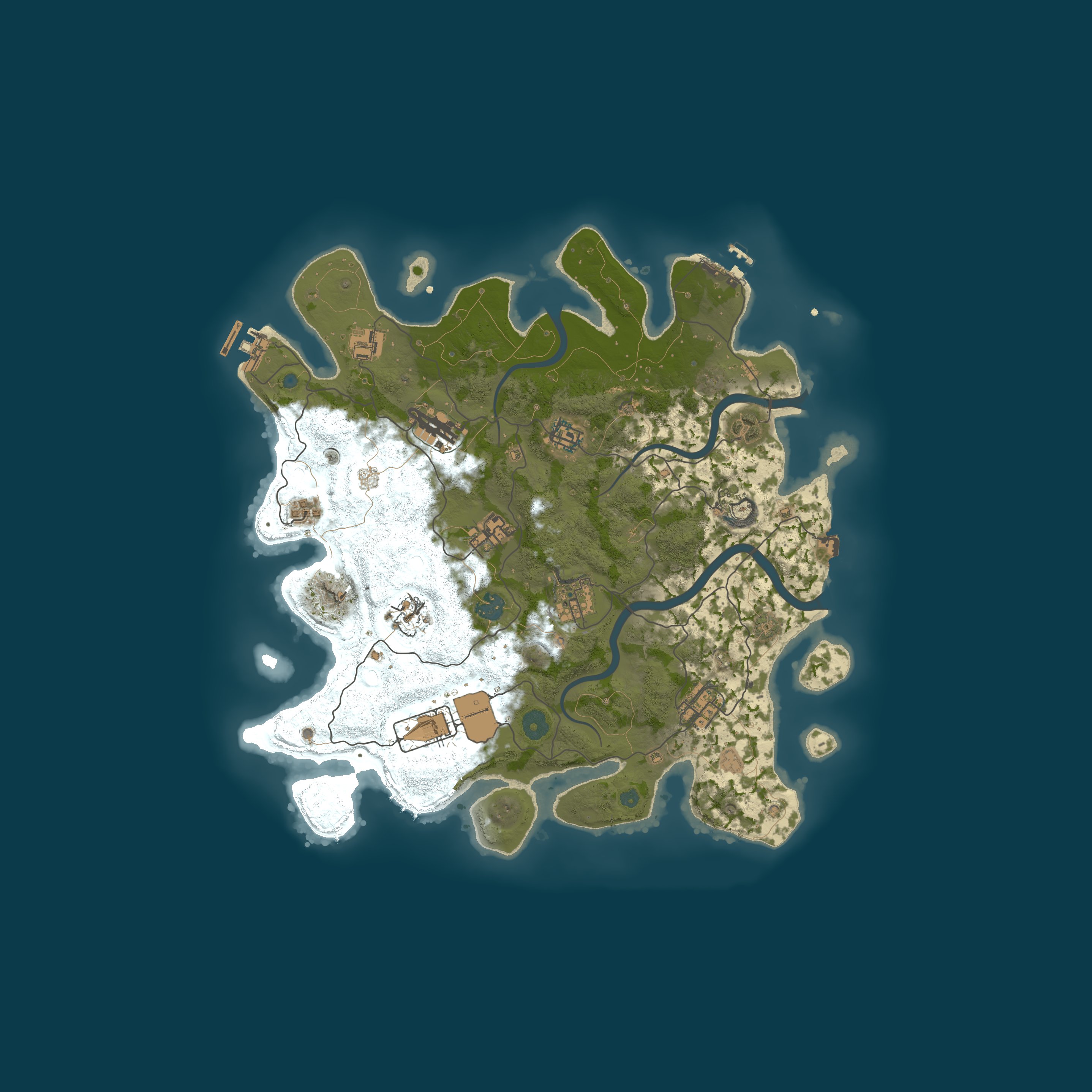 Map for РУССКИЙ | СЕРВЕР НОВИЧКОВ | 2X VANILLA