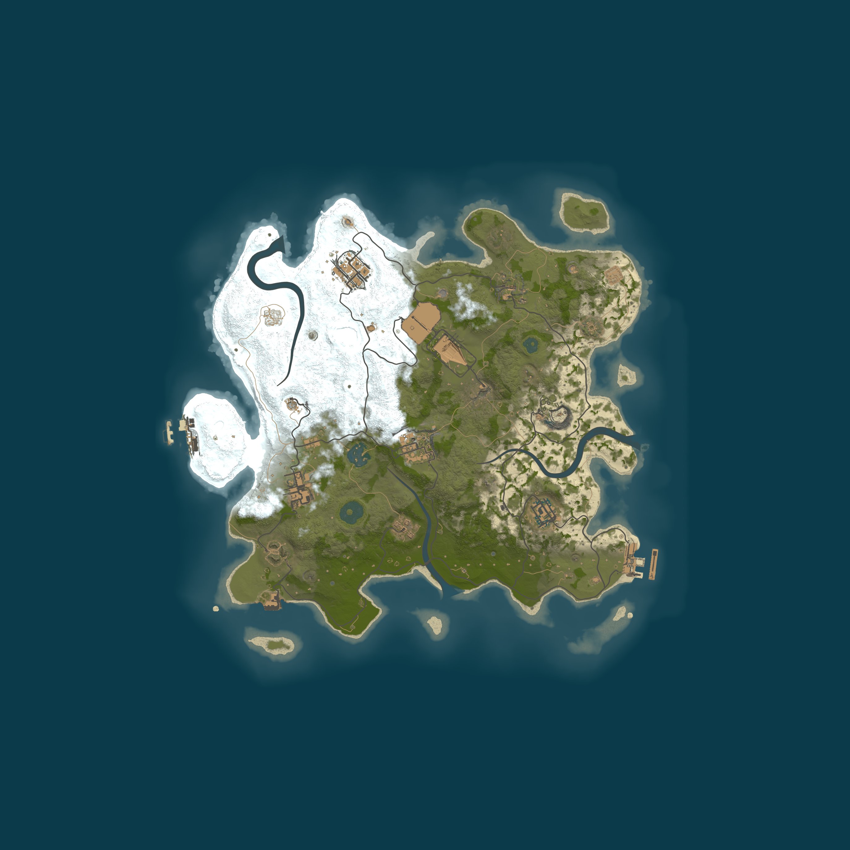 Map for PVPRust Server