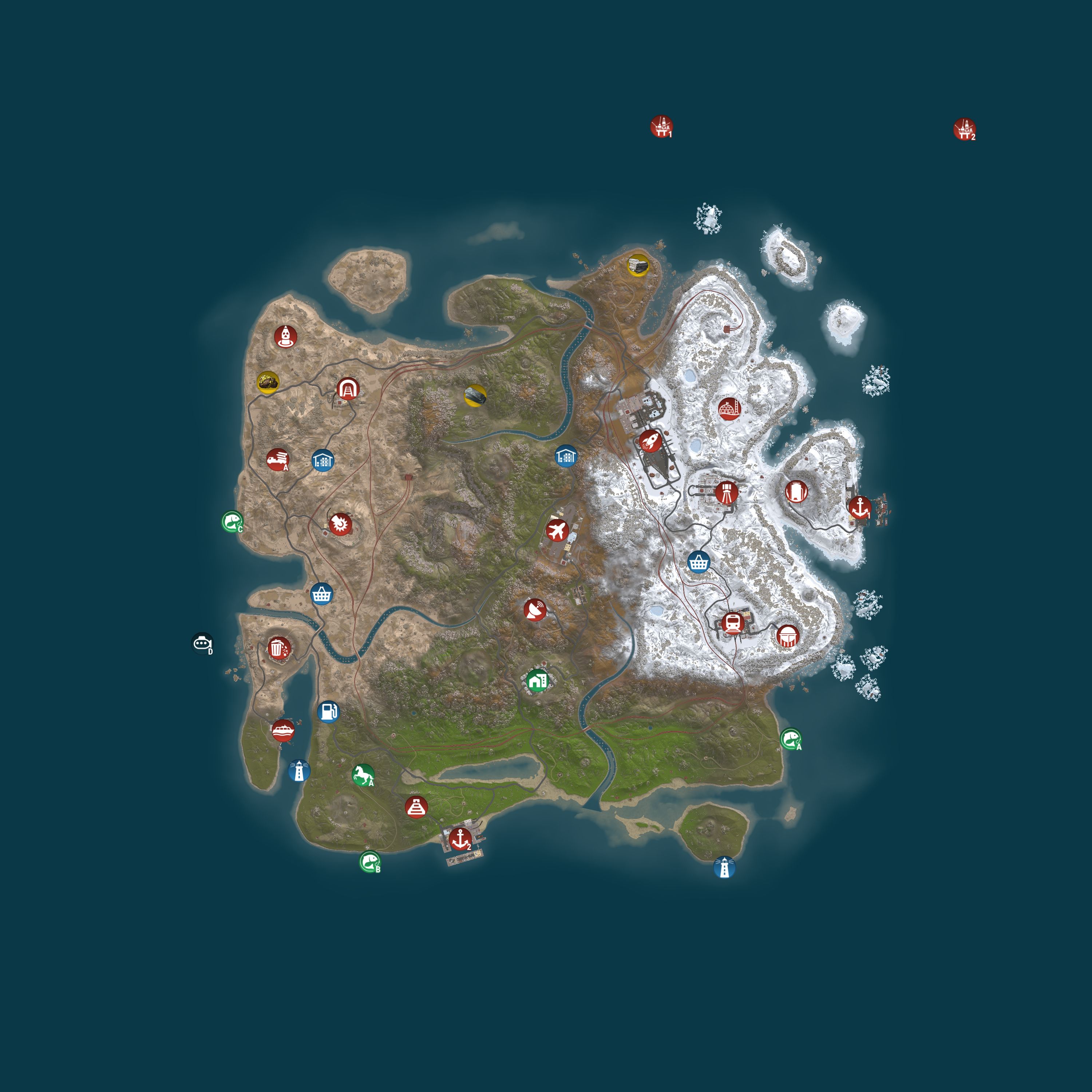 Карта сервера