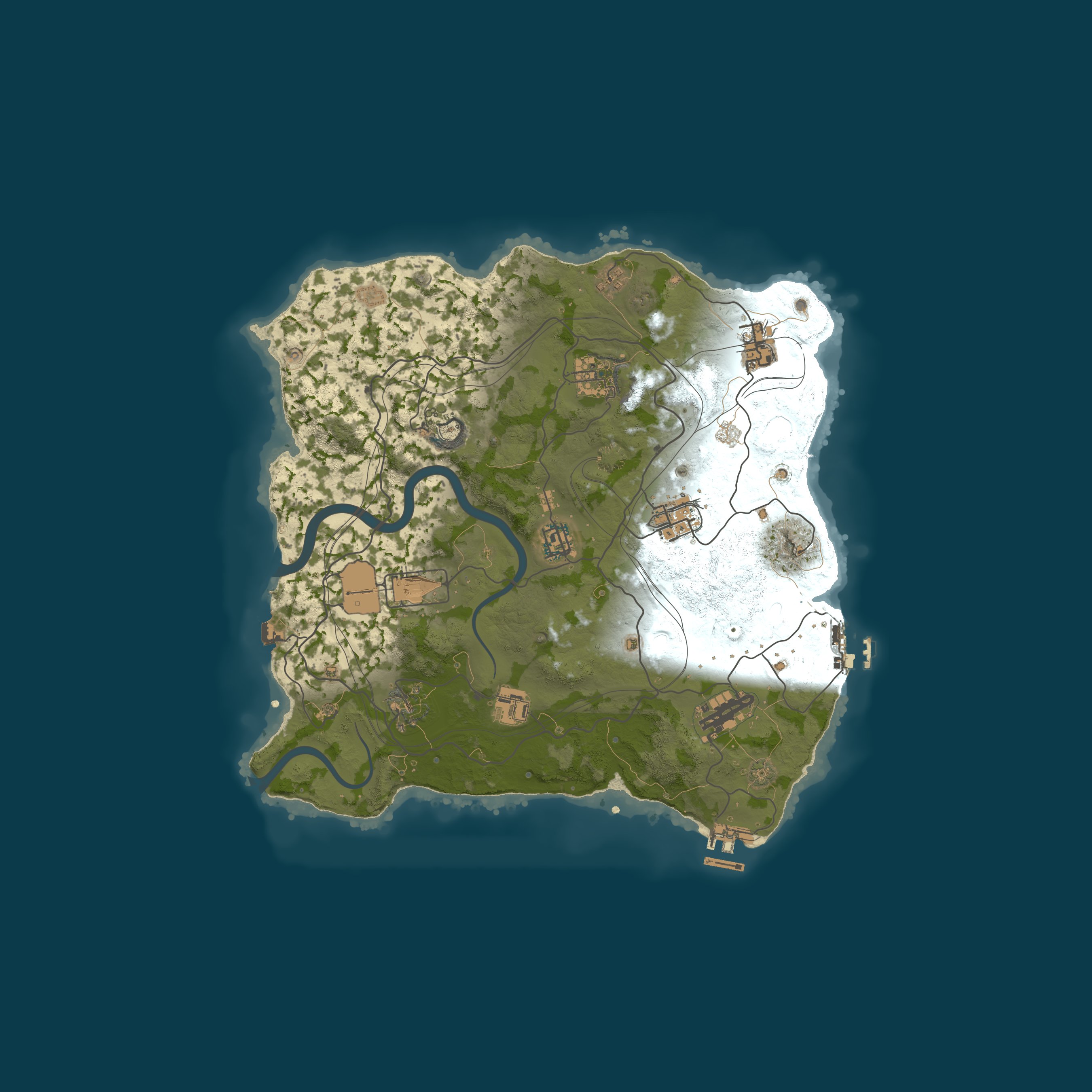 Map for WARBANDITS.GG 10X No BPs Loot++|PvP|MyMini|Shop|Noob Friendly|X