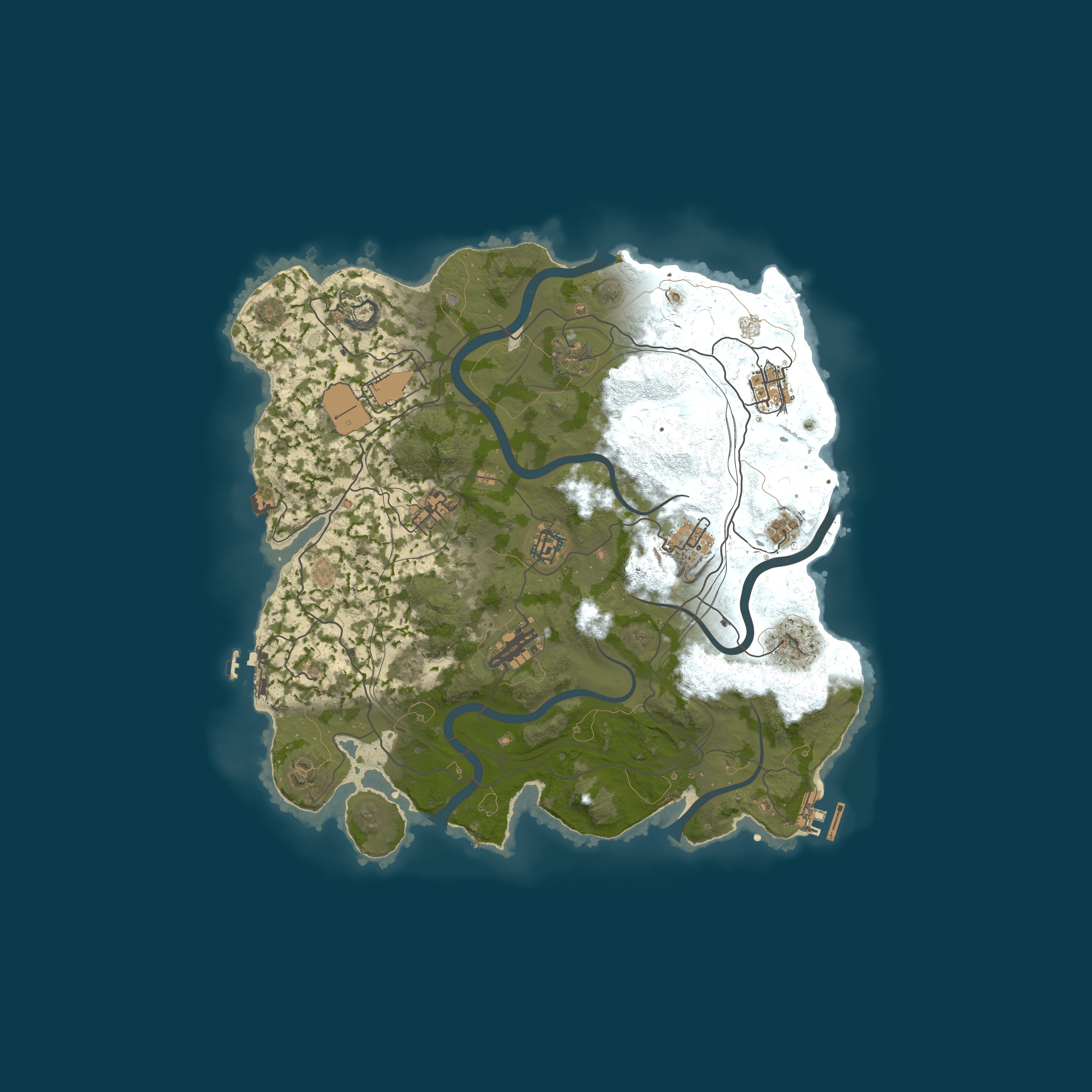 Map for Reddit.com/r/PlayRust - US Monday
