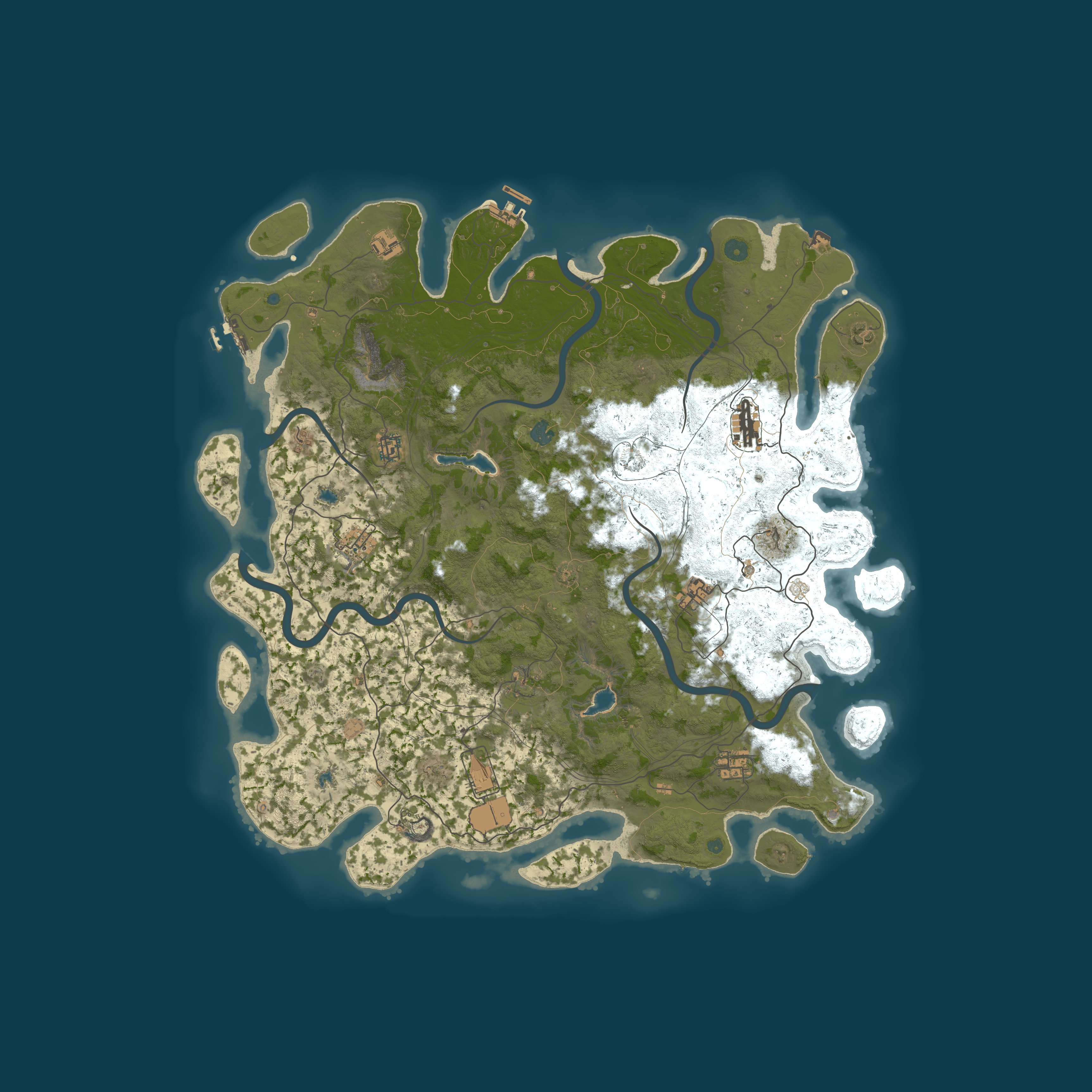 Map for 초보/농사/힐링 [ 놀자컴퍼니서버 ] PVE/24H/X3