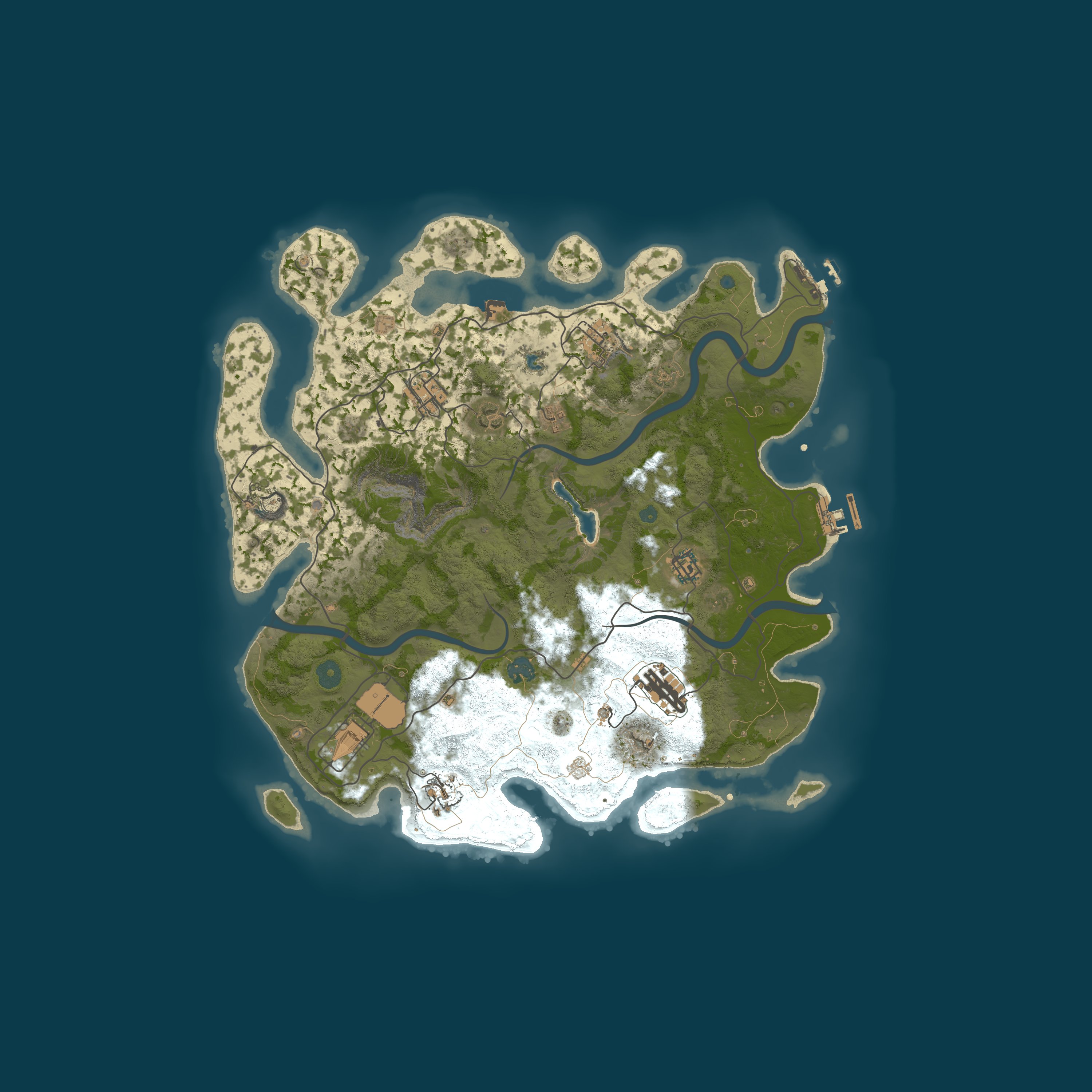 Map for BACKWOOD BANDIT PVP SOLO/DUO/TRO