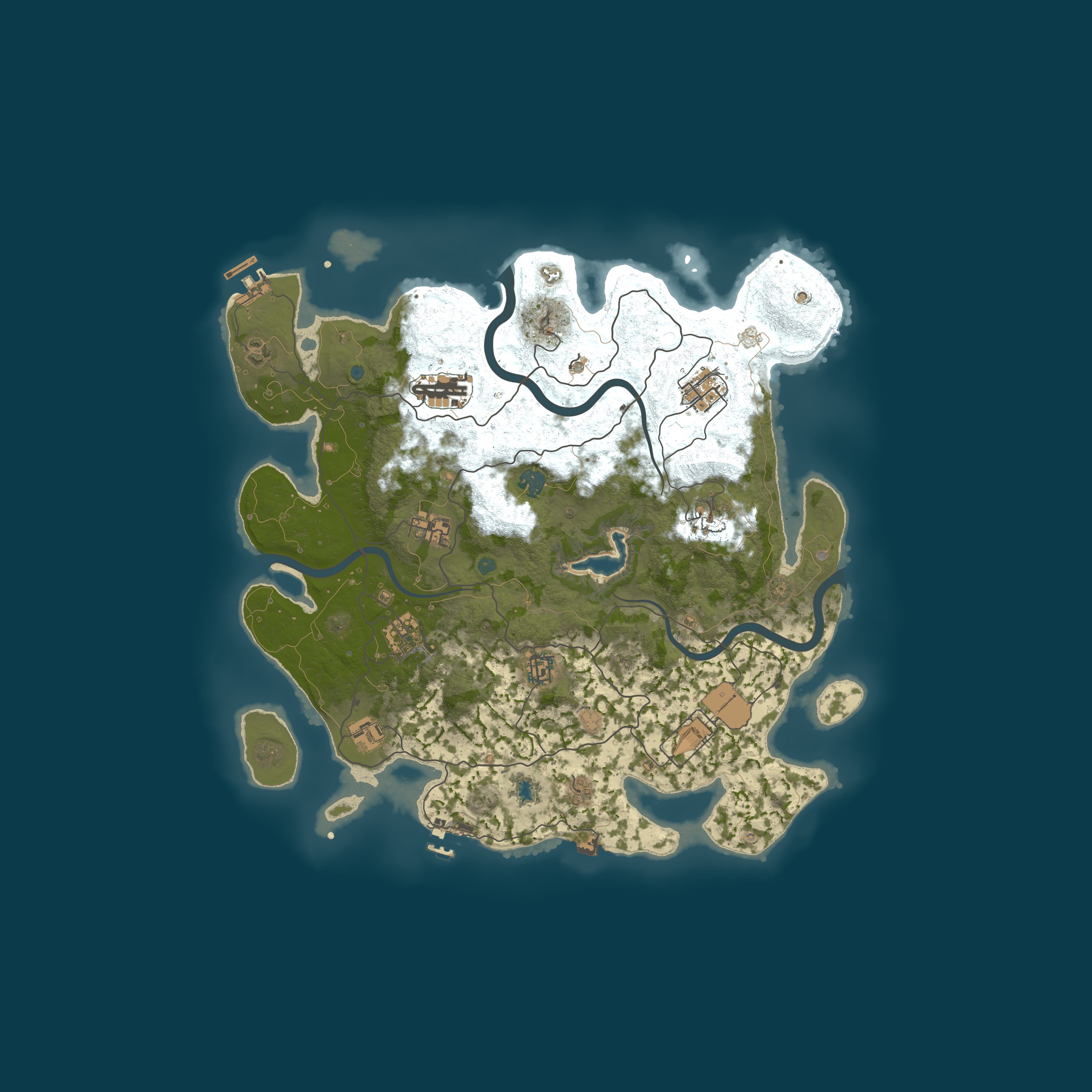 Procedural Map, size 4000, seed 749201