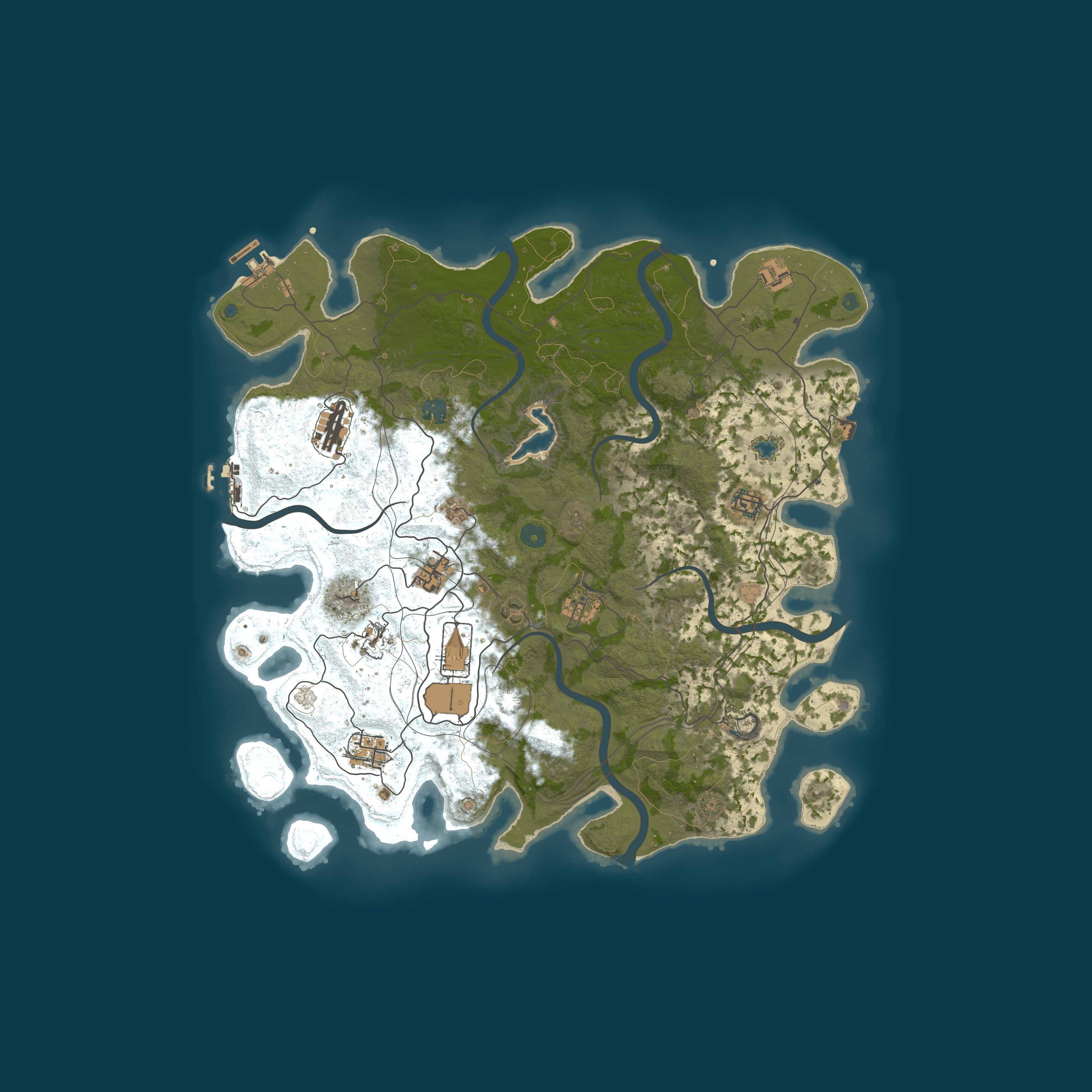 Procedural Map, size 4250, seed 652855054