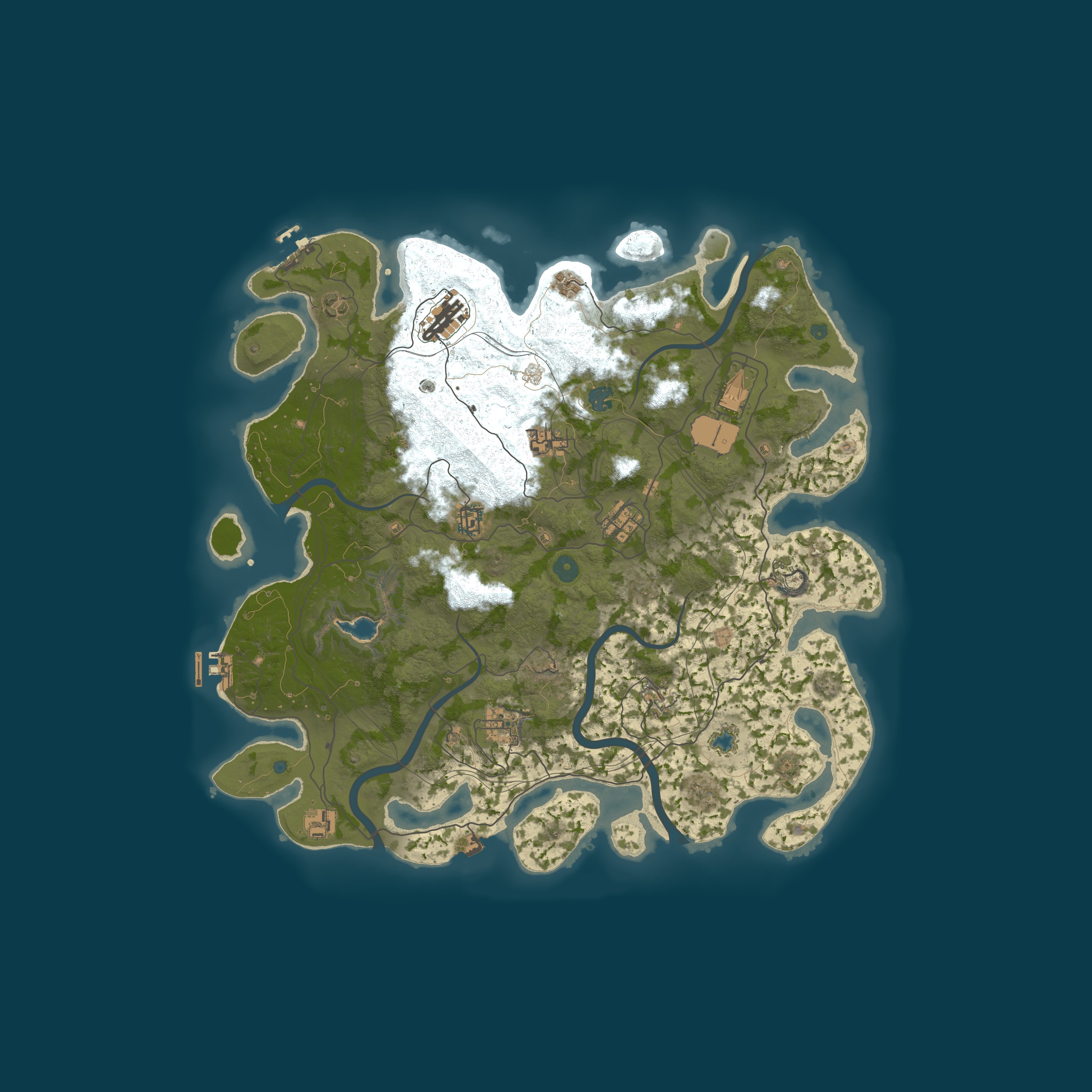 Procedural Map, size 4250, seed 53253037