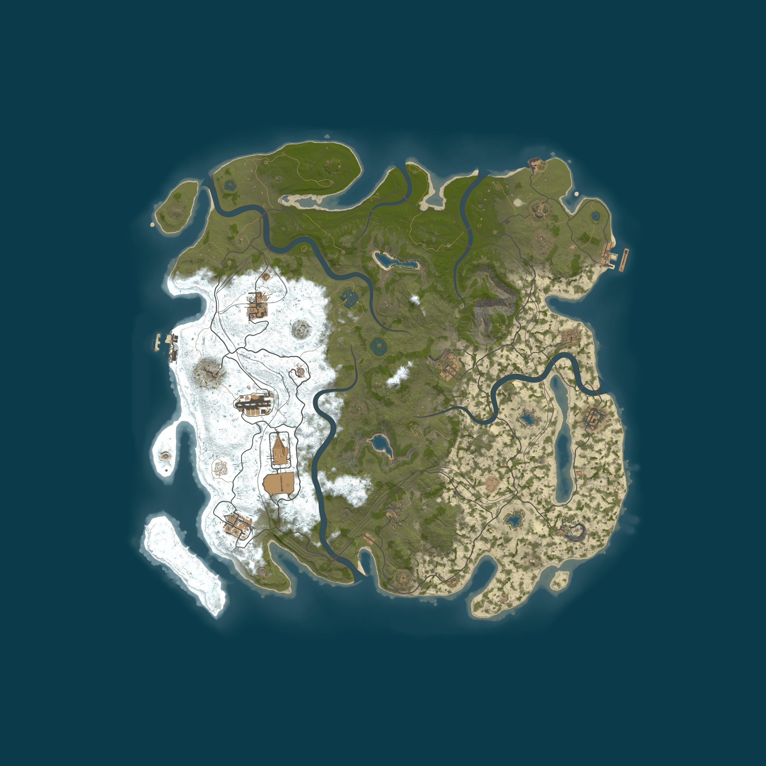 Map for RUST.LV - Weekly | Vanilla