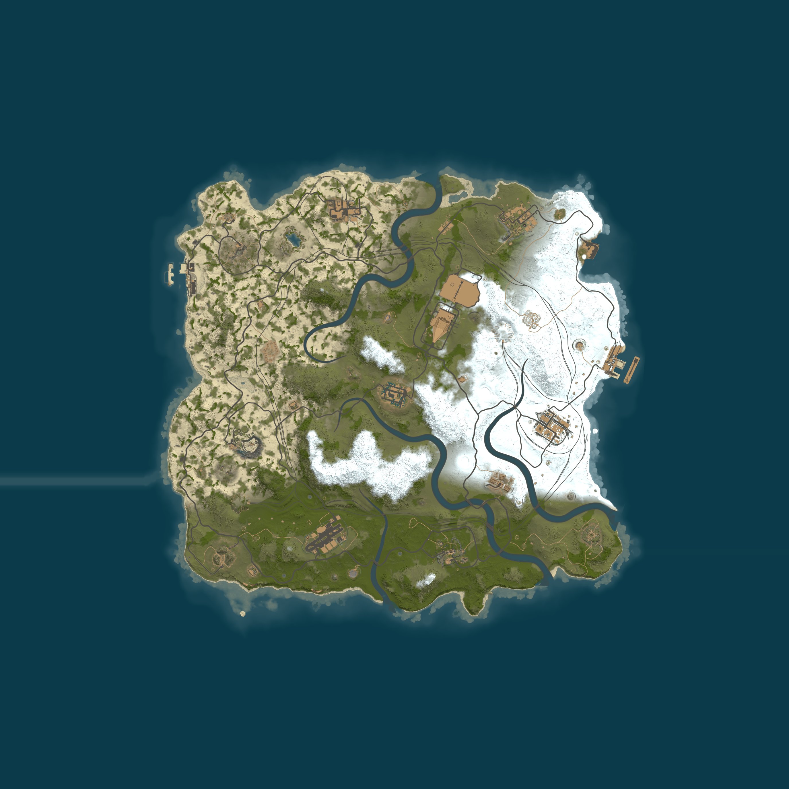 Map for [EU] | Panda Rust | 2x | Vanilla | Monthly | Solo - Quad | 7/5
