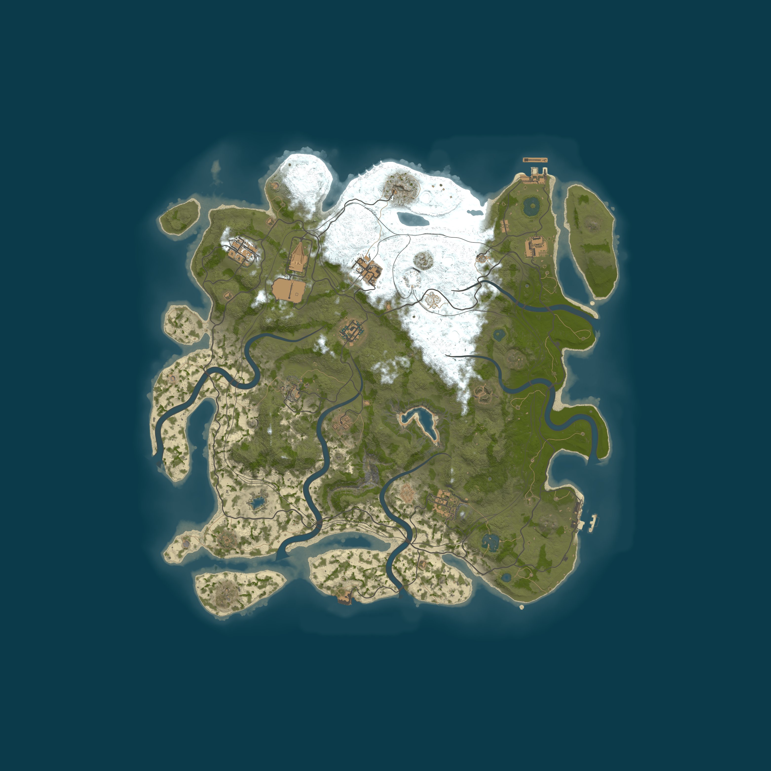 Map for OGG TexasRegulators SOLO/DUO/TRIO | Monthly Vanilla