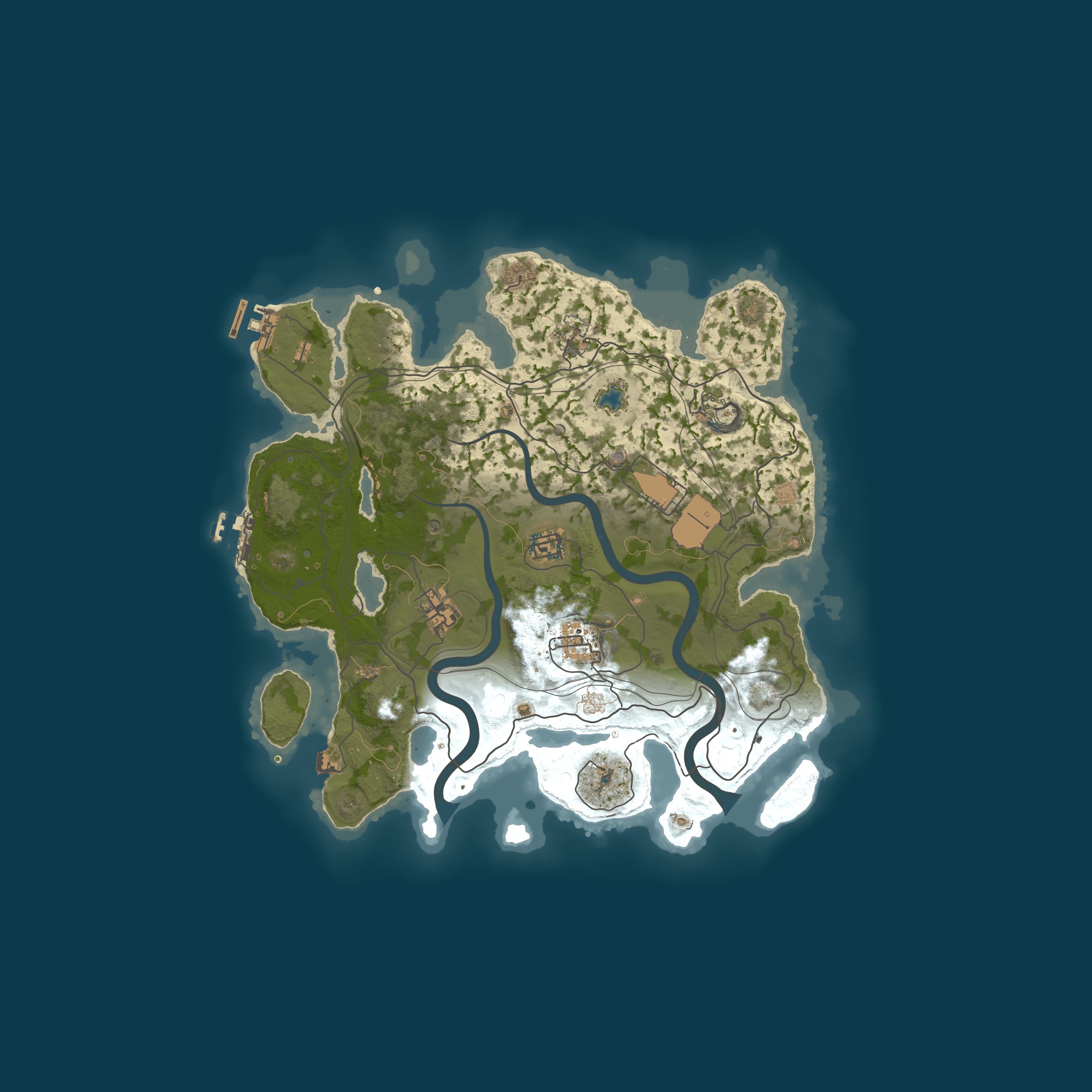 Map for Paranoid.gg US 3x Solo/Duo/Trio|Loot+|Shop|Kits 3/23 JUSTWIPED 