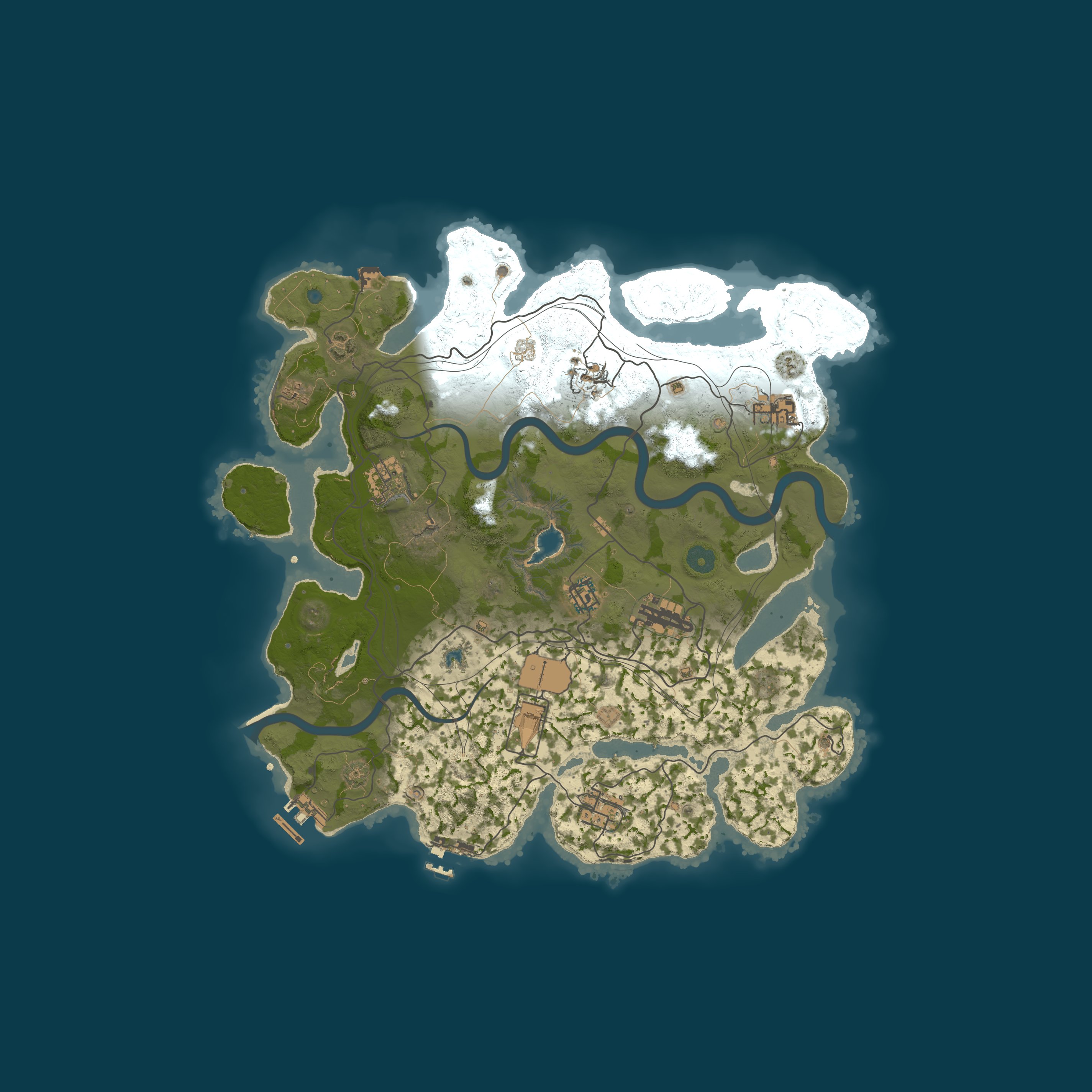 Map for [EU] WizzRust.com 1x Solo/Duo/Trio | Noob Friendly | Wiped 04/0