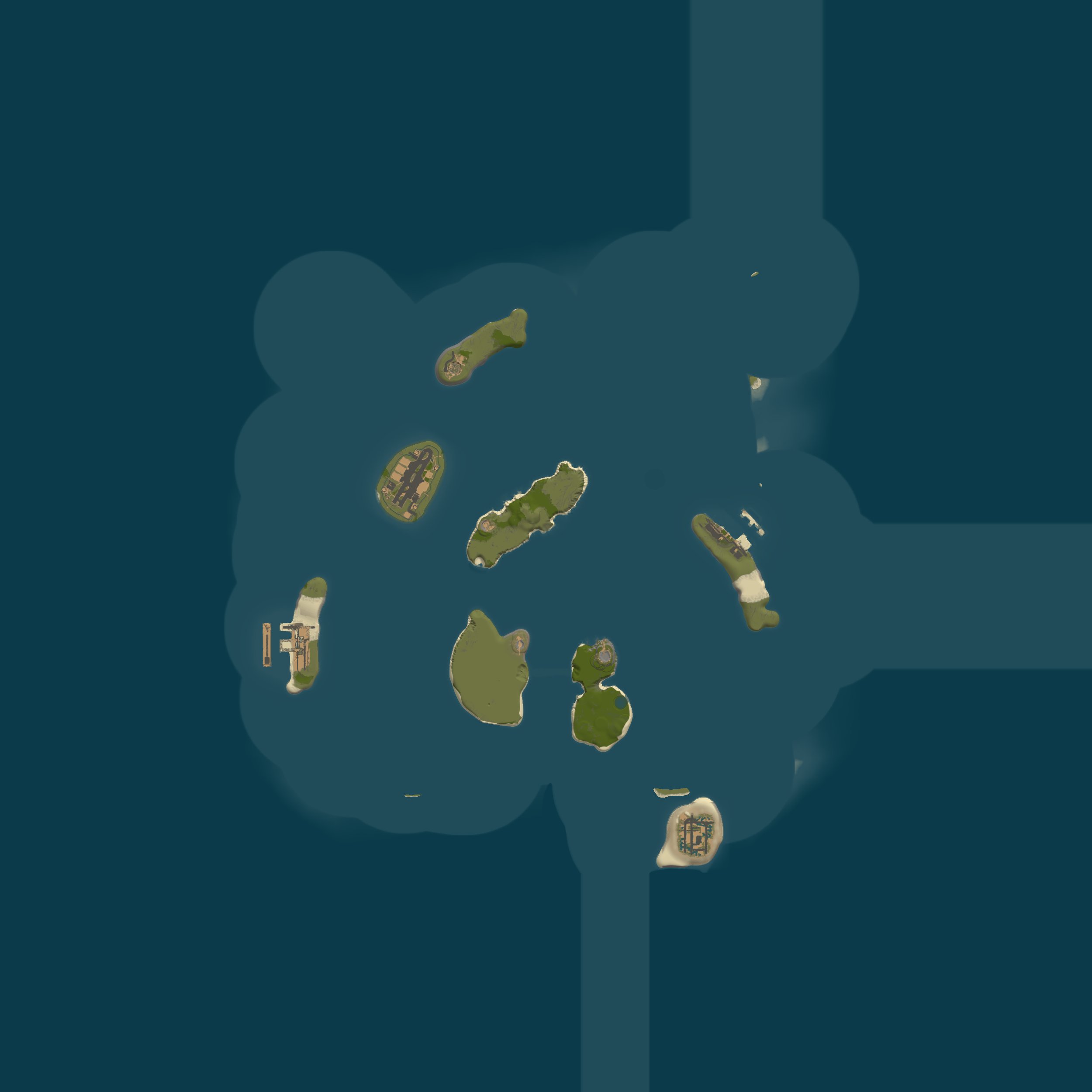 Custom Map, size 3000, seed 1337