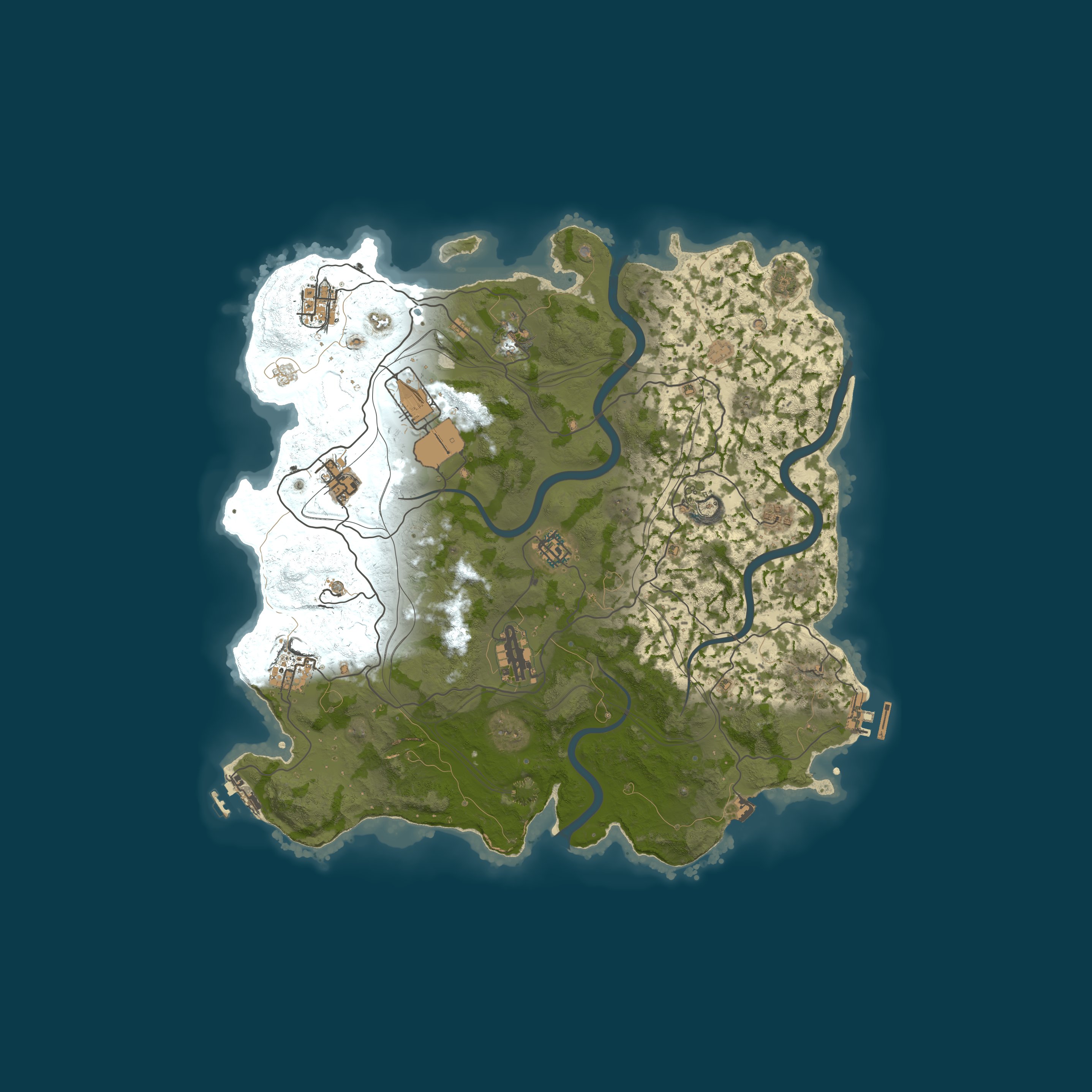 Map for US Rusty Rats 2x Monthly | Solo/Duo | 50% Upkeep | No BP Wipe