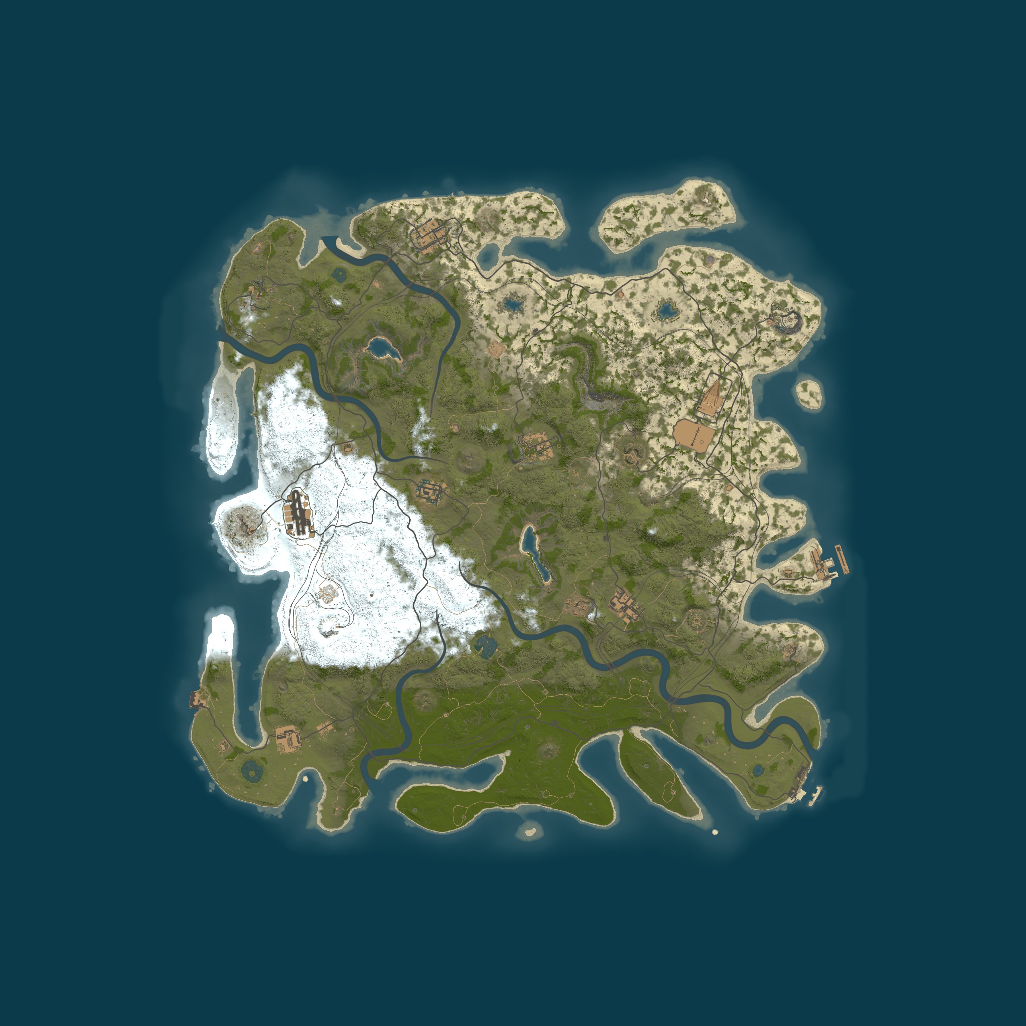 Map for Tactical Goose's Fun World