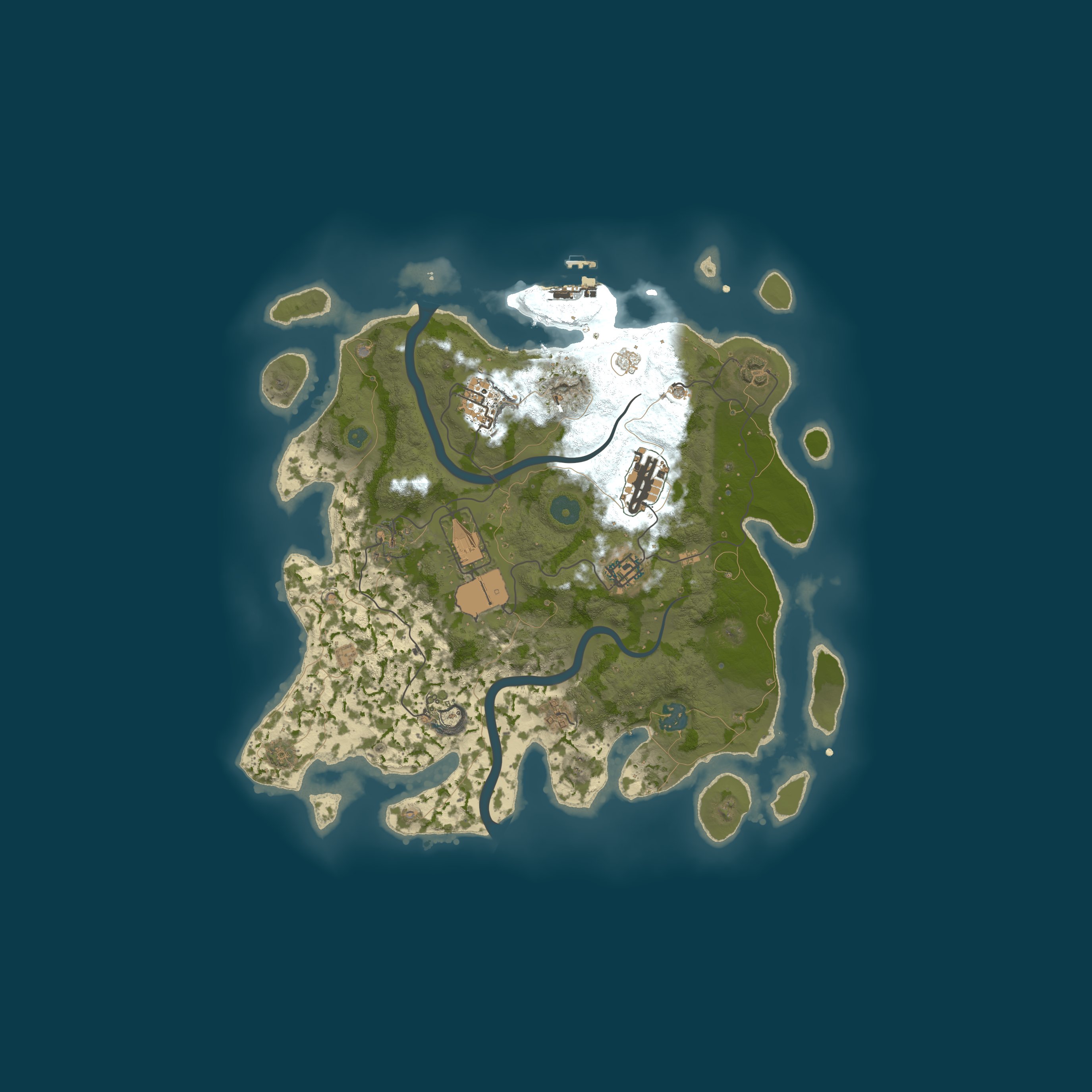 Map for RUST CHILE | WIPE FRESH | INSTACRAFT X10