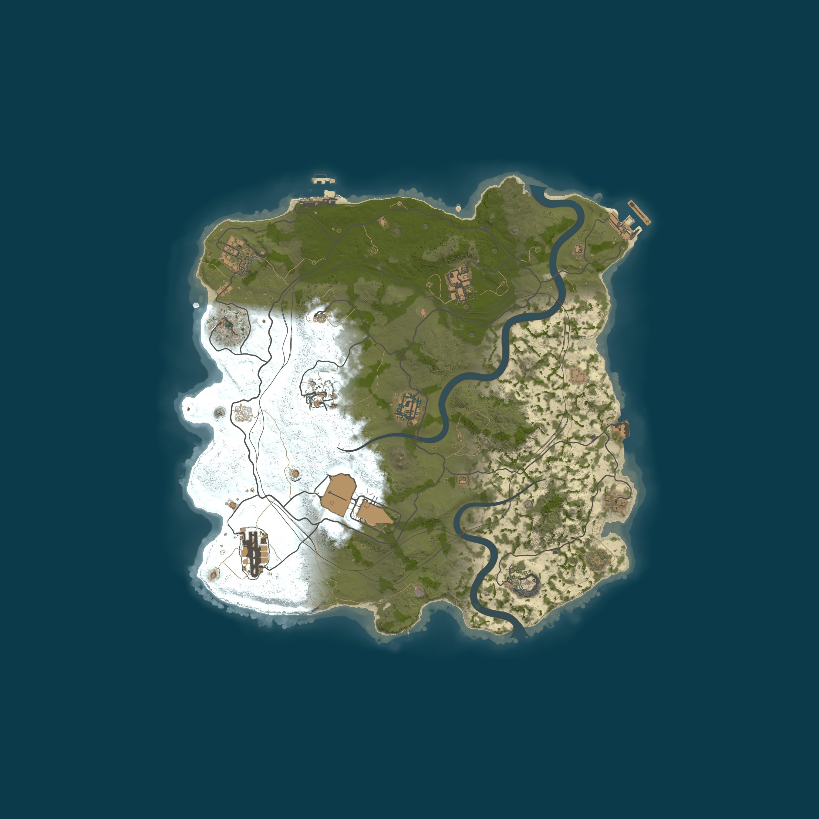 Map for WARBANDITS.GG EU 5X |Solo/Duo/Trio|Loot+|TP|Kits|x5 JUST WIPED