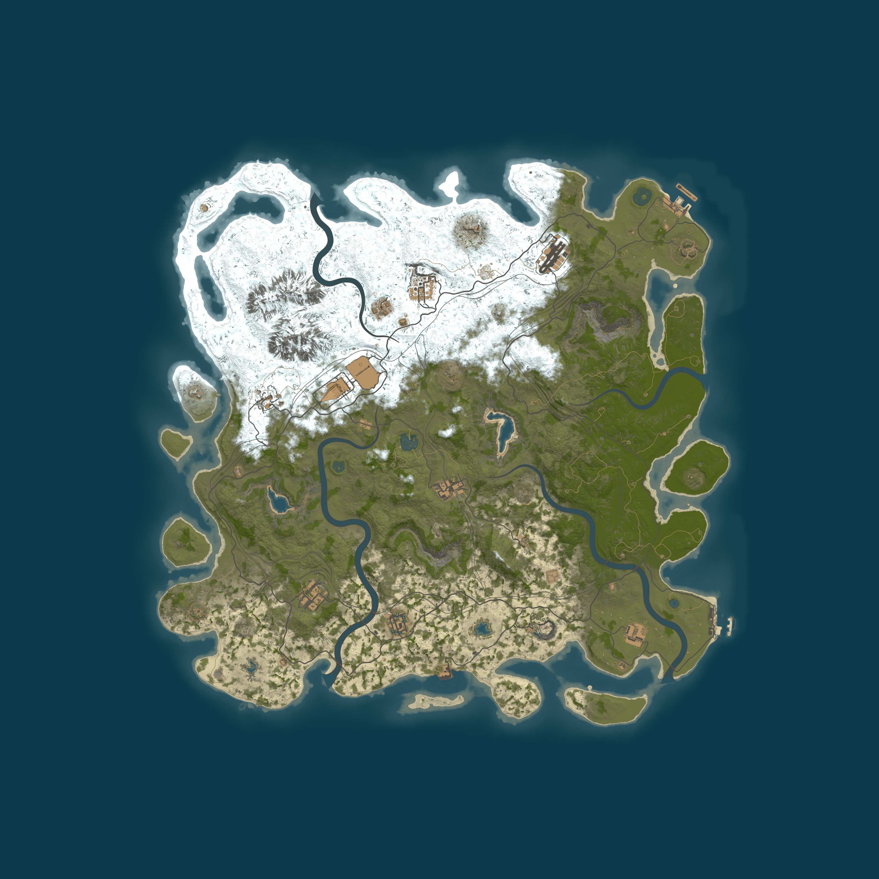 Procedural Map, size 5000, seed 648252