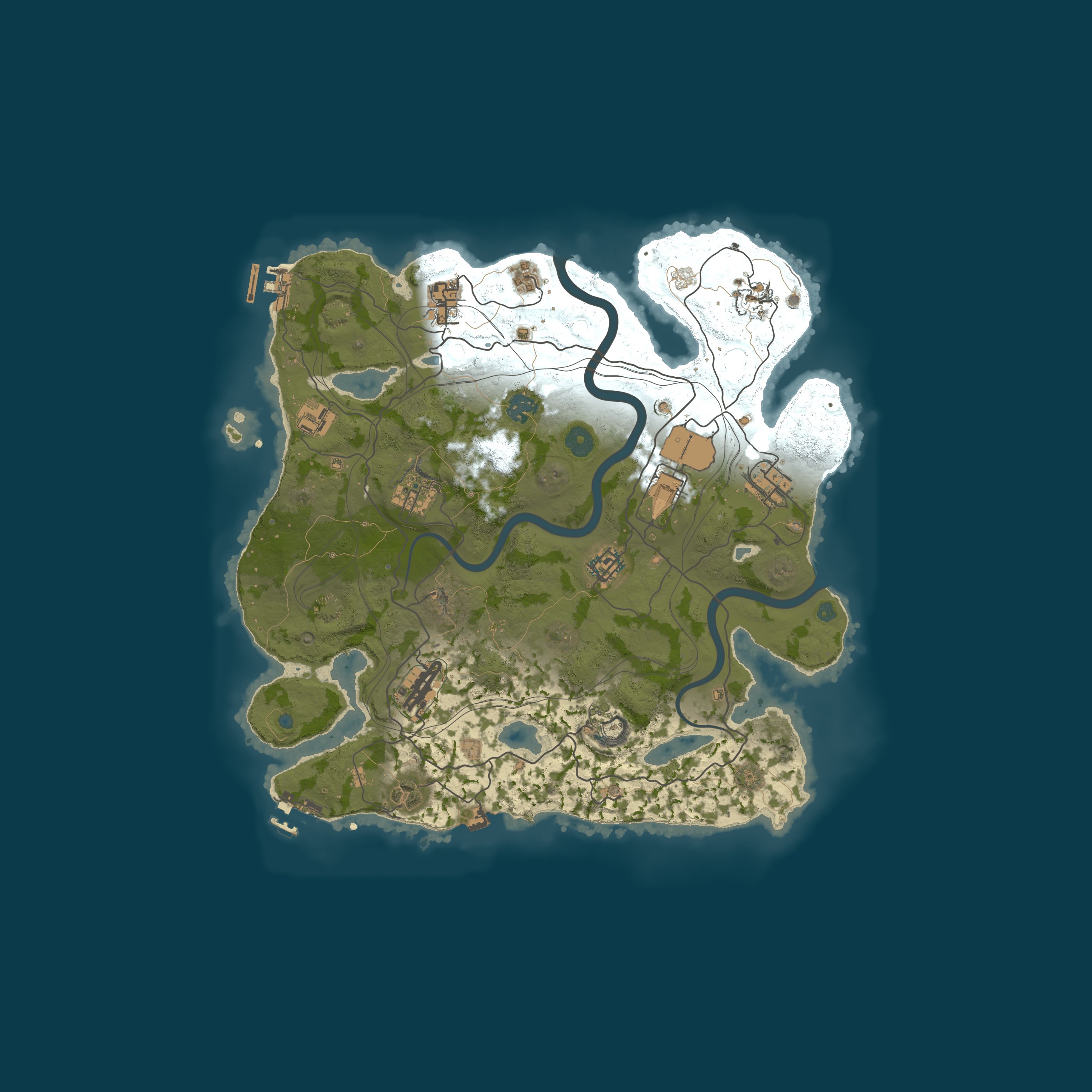 Rust map 3600/1337