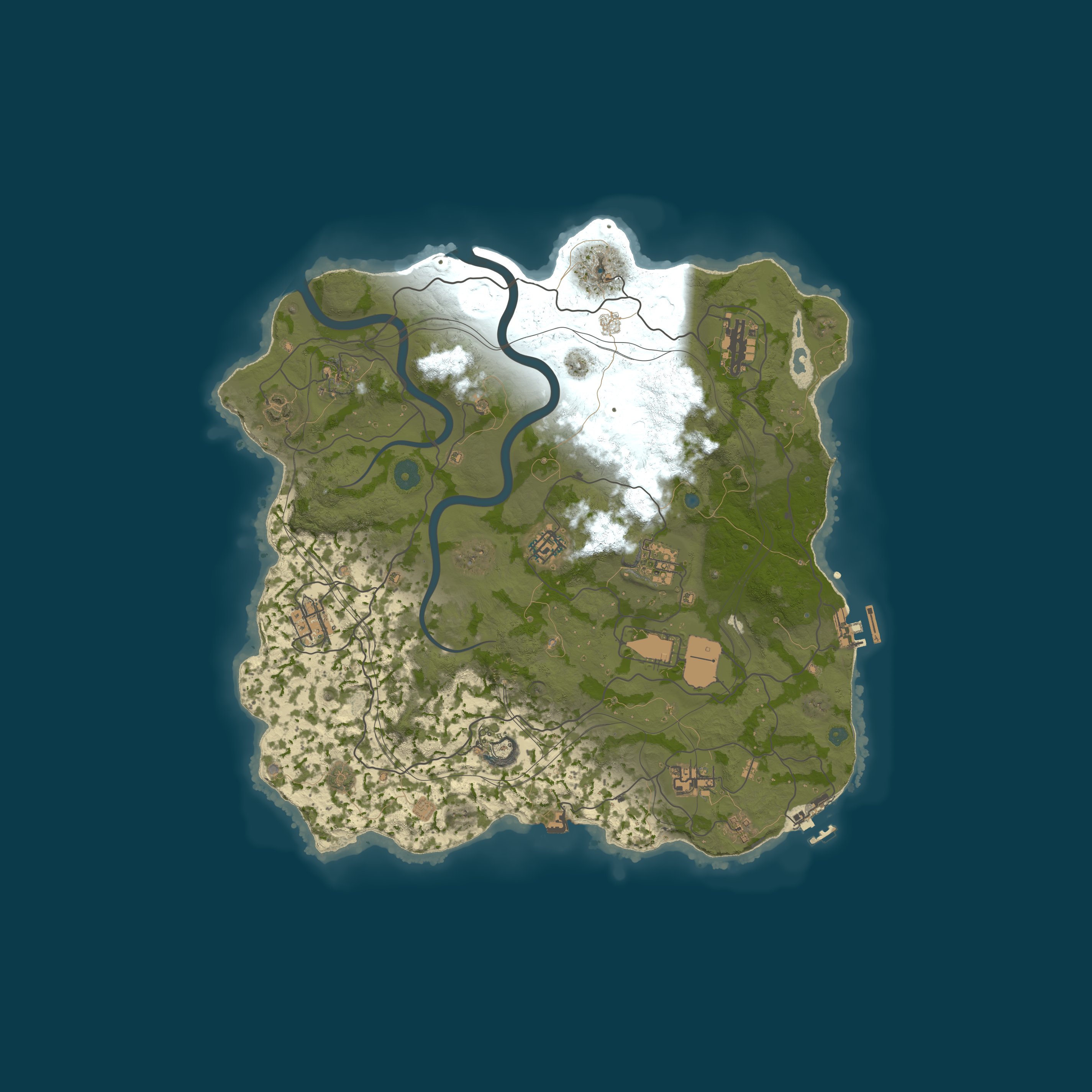Map for WEREWOLF GAMING.CO 5x Solo/Duo/Trio/Quad/Max 5|Clans|Loot X5|TP