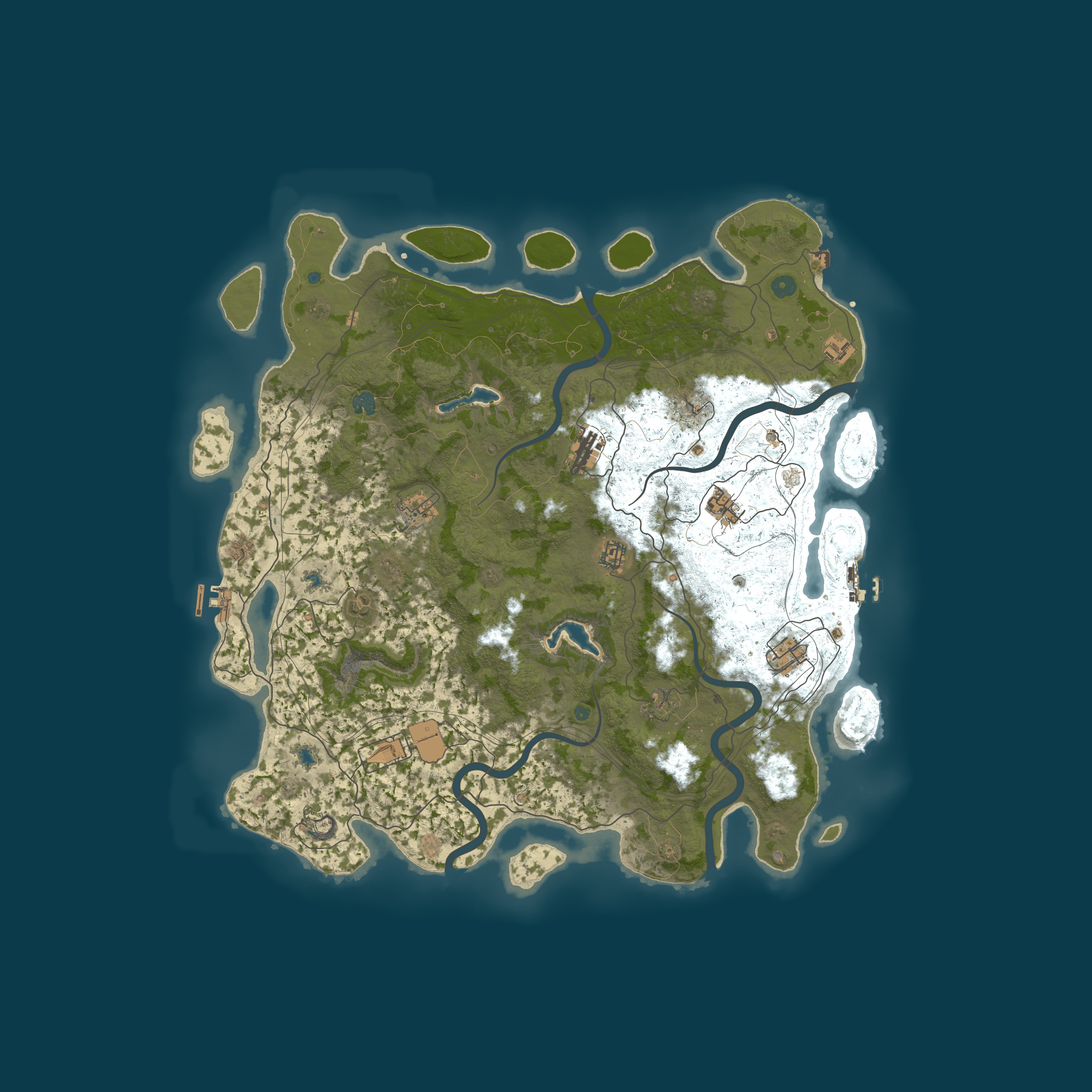Map for [EU] Nomad PvE 10x - Skill Tree - Raids - Economy
