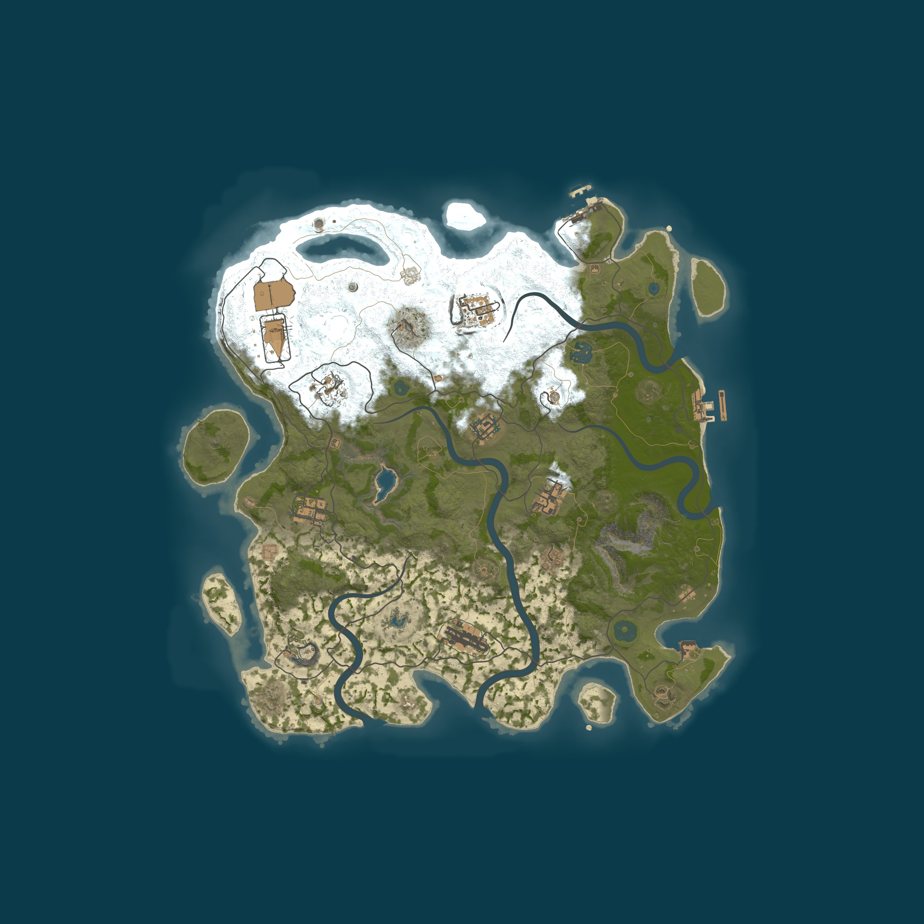 Map for RUSTREBELS.COM (EU) | 2x | PVE | EVENTS | CHILL COMMUNITY | 7/5