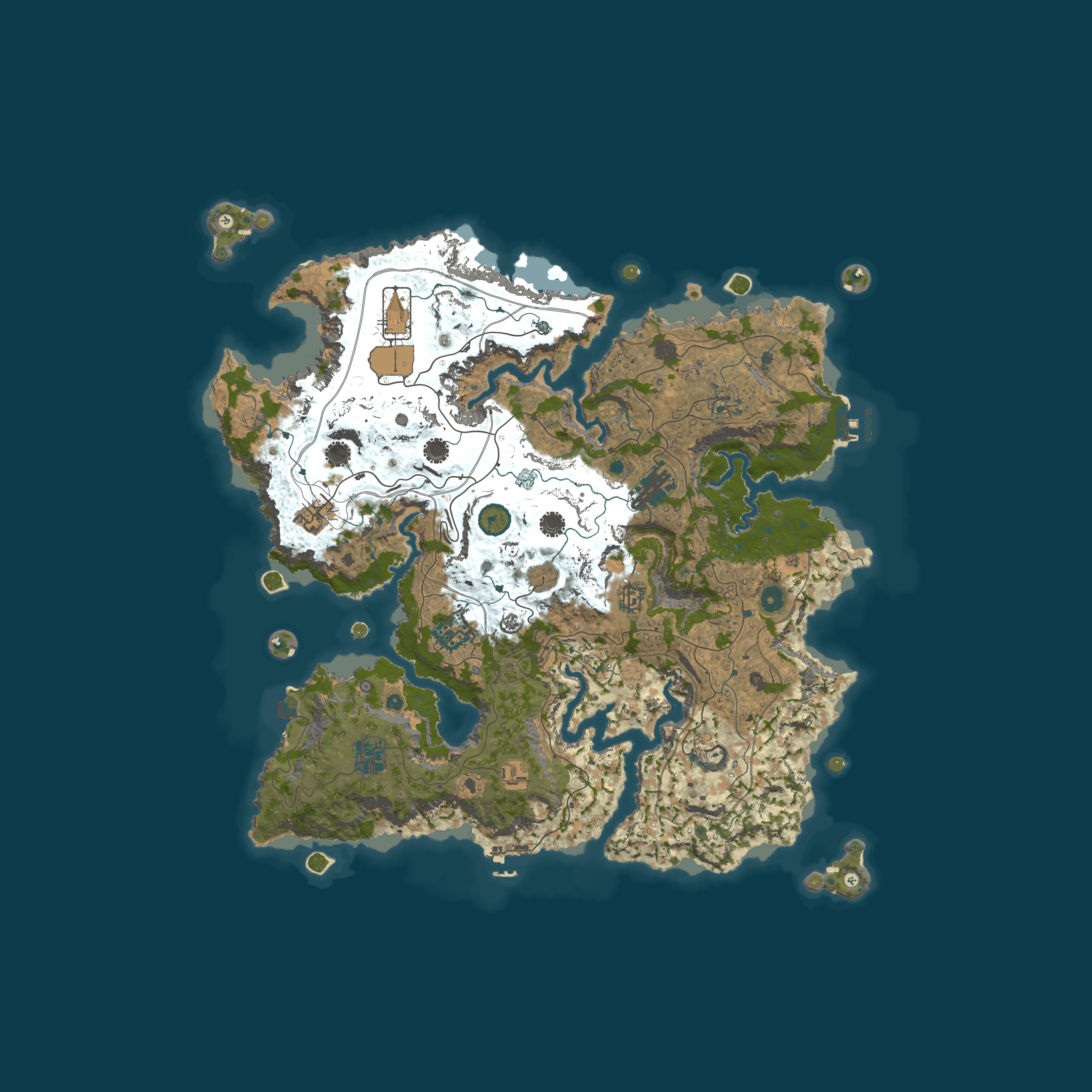 Map for |PvE| RUSTTRAVKA [Zombie|SkillsRPG|RaidBases|Events|Loot+]