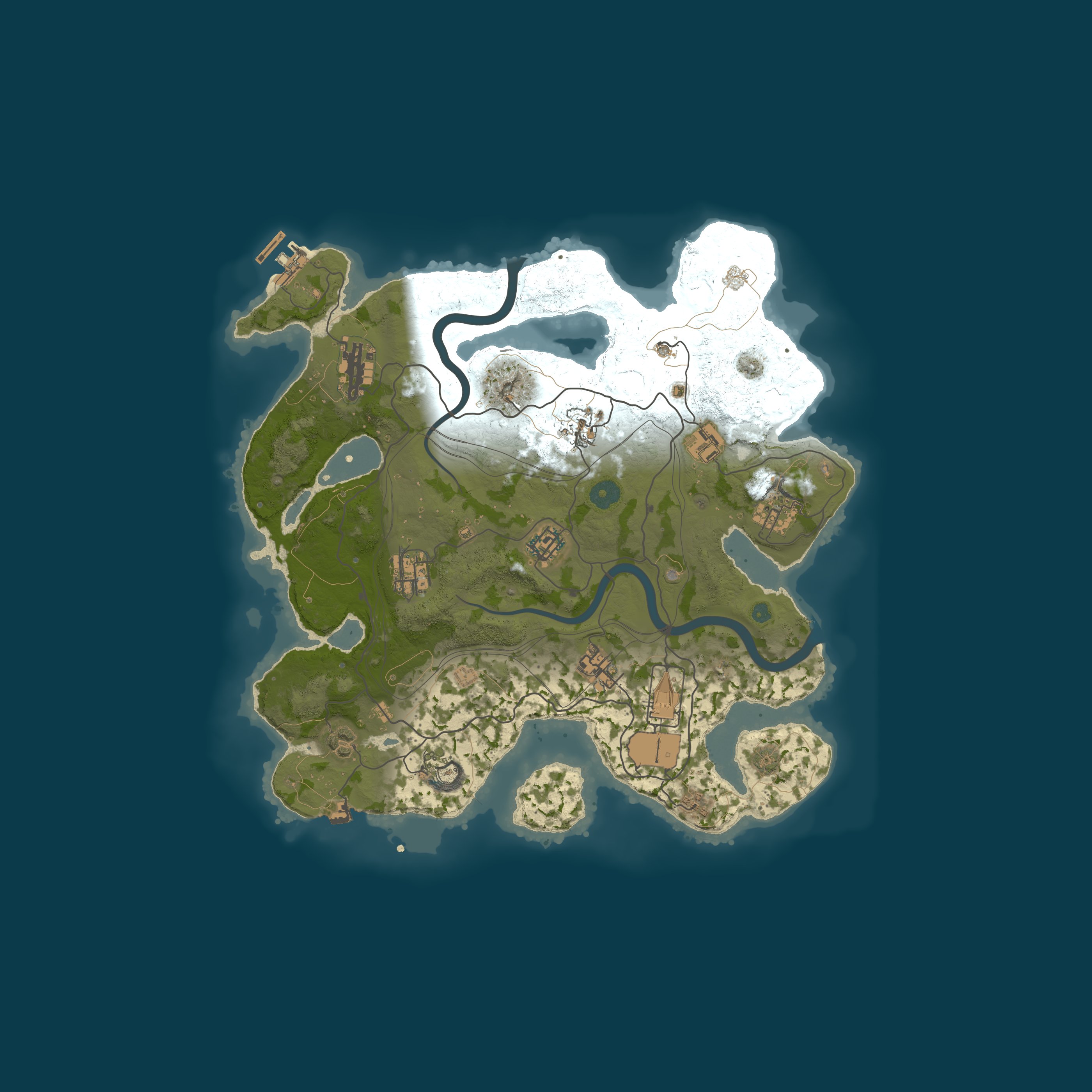 Rust map 3600/1337