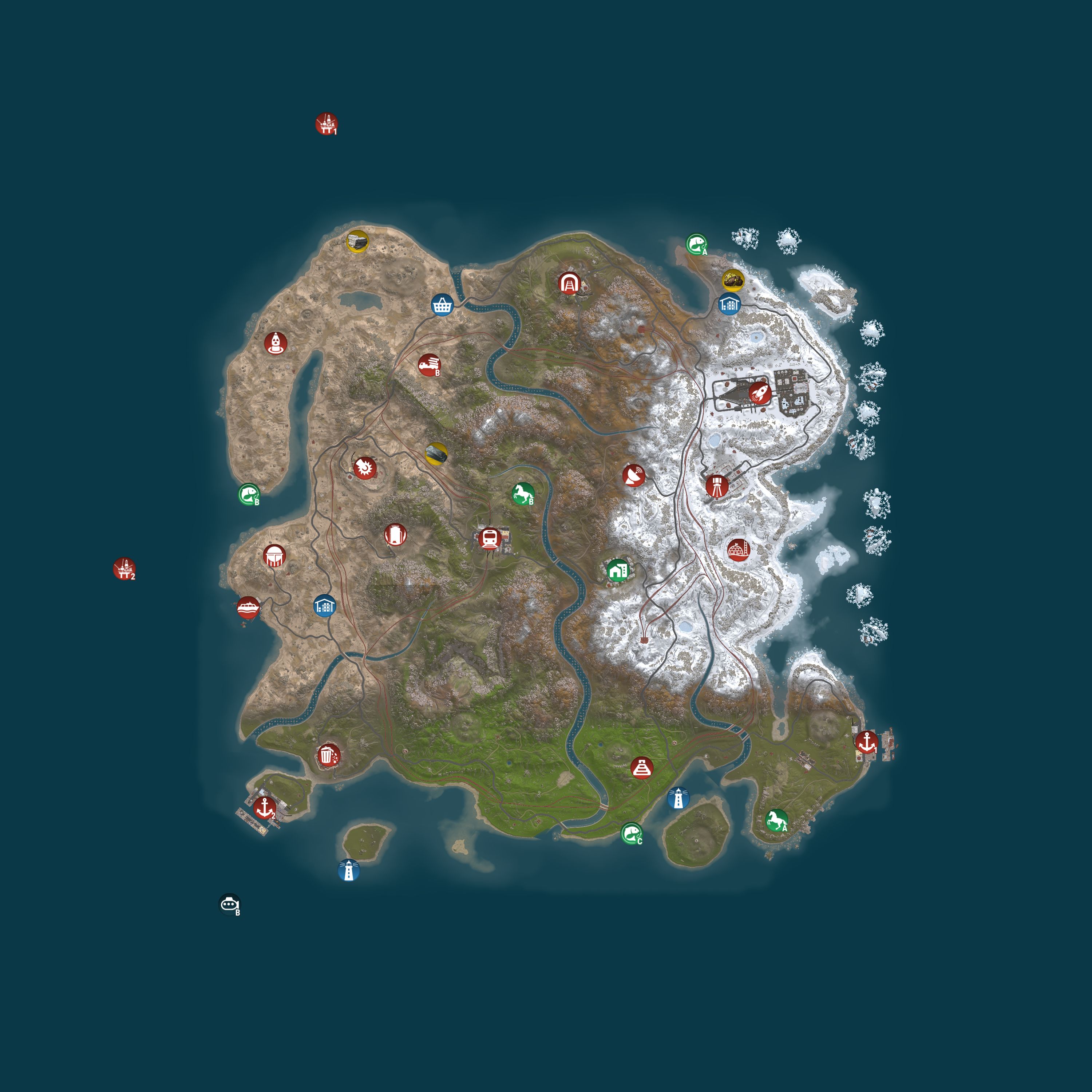 Карта сервера