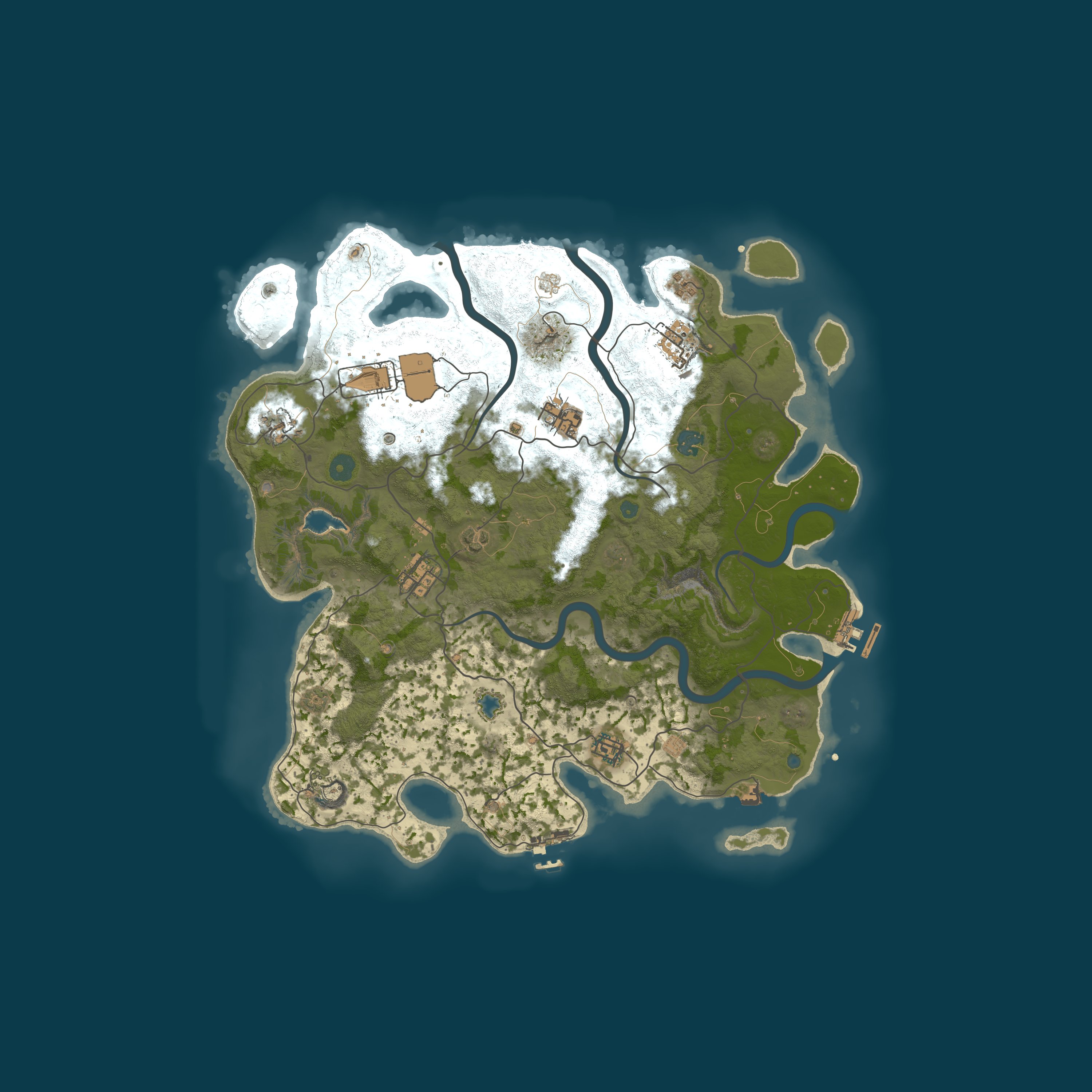 Map for Cerberus Gates