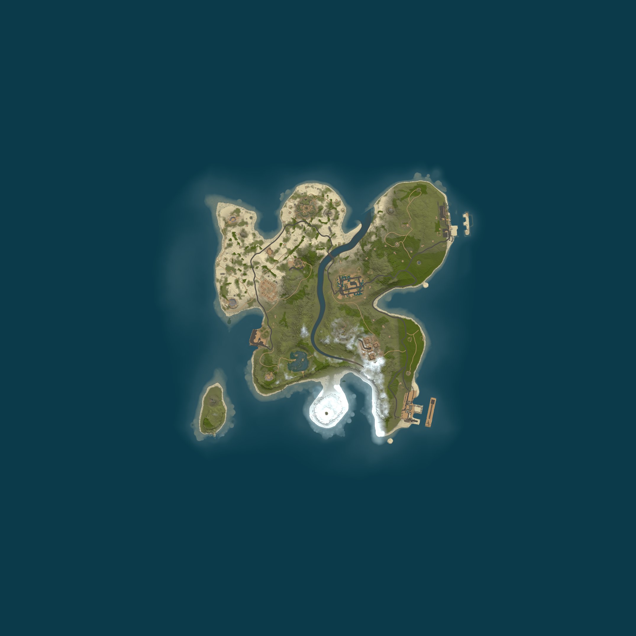 Procedural Map, size 2300, seed 891424876