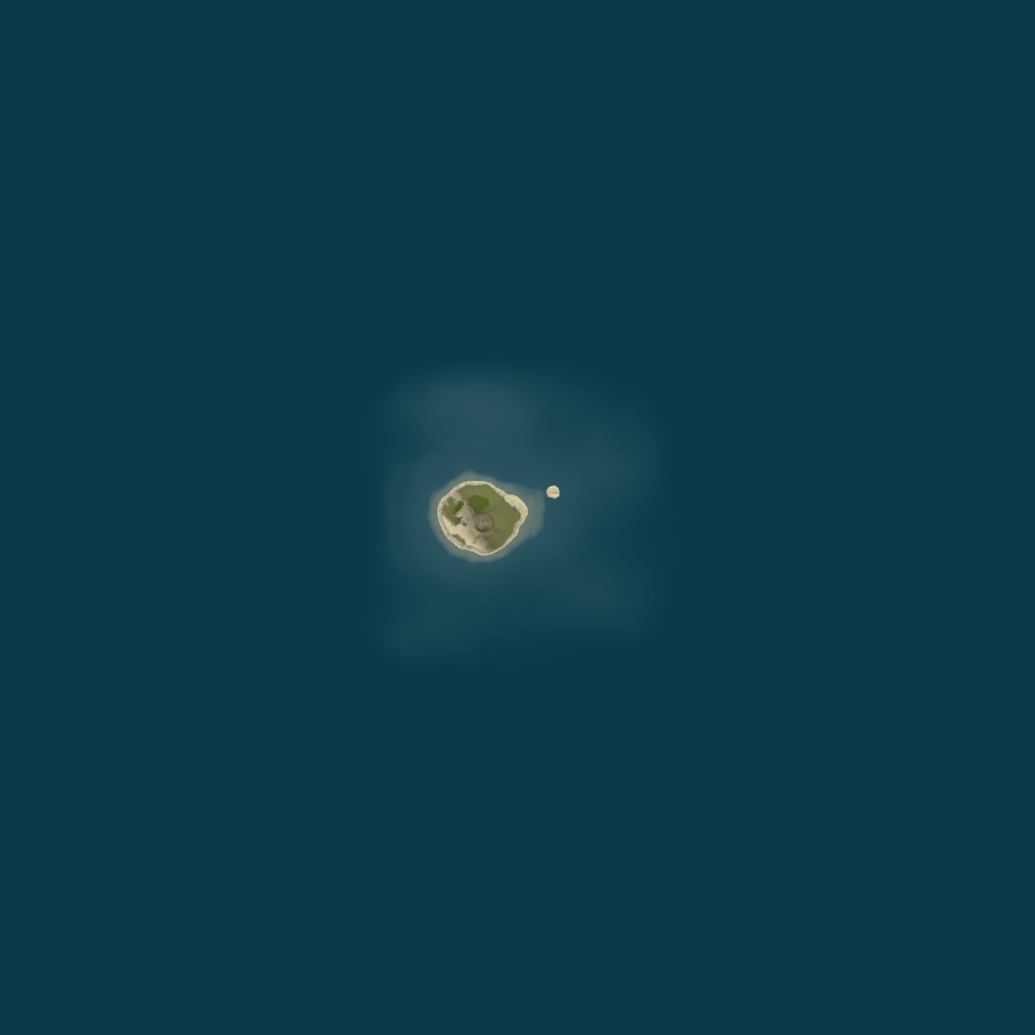 Procedural Map, size 1000, seed 129885663