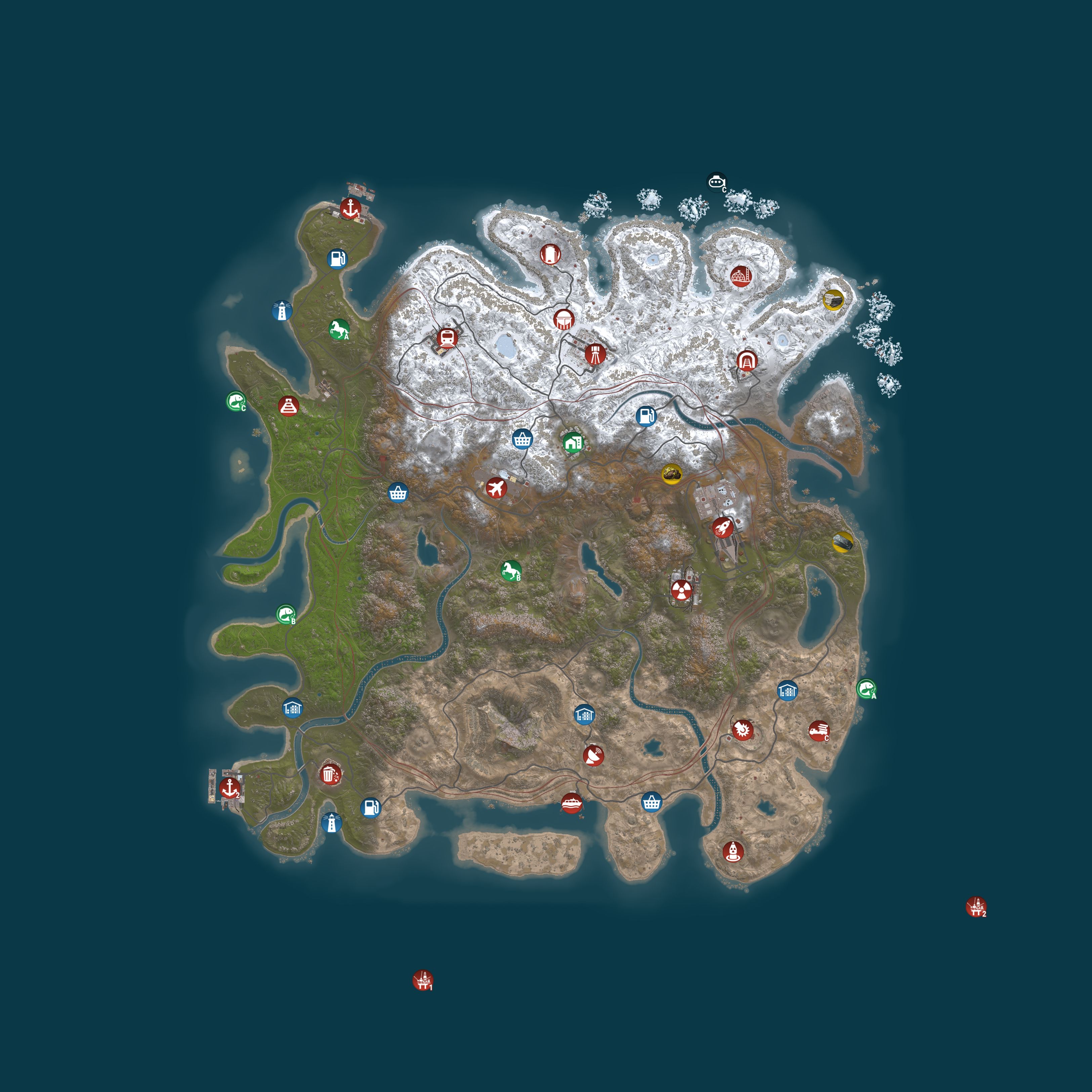 Map for Magic Rust #13 — Vanilla 2x | EU East