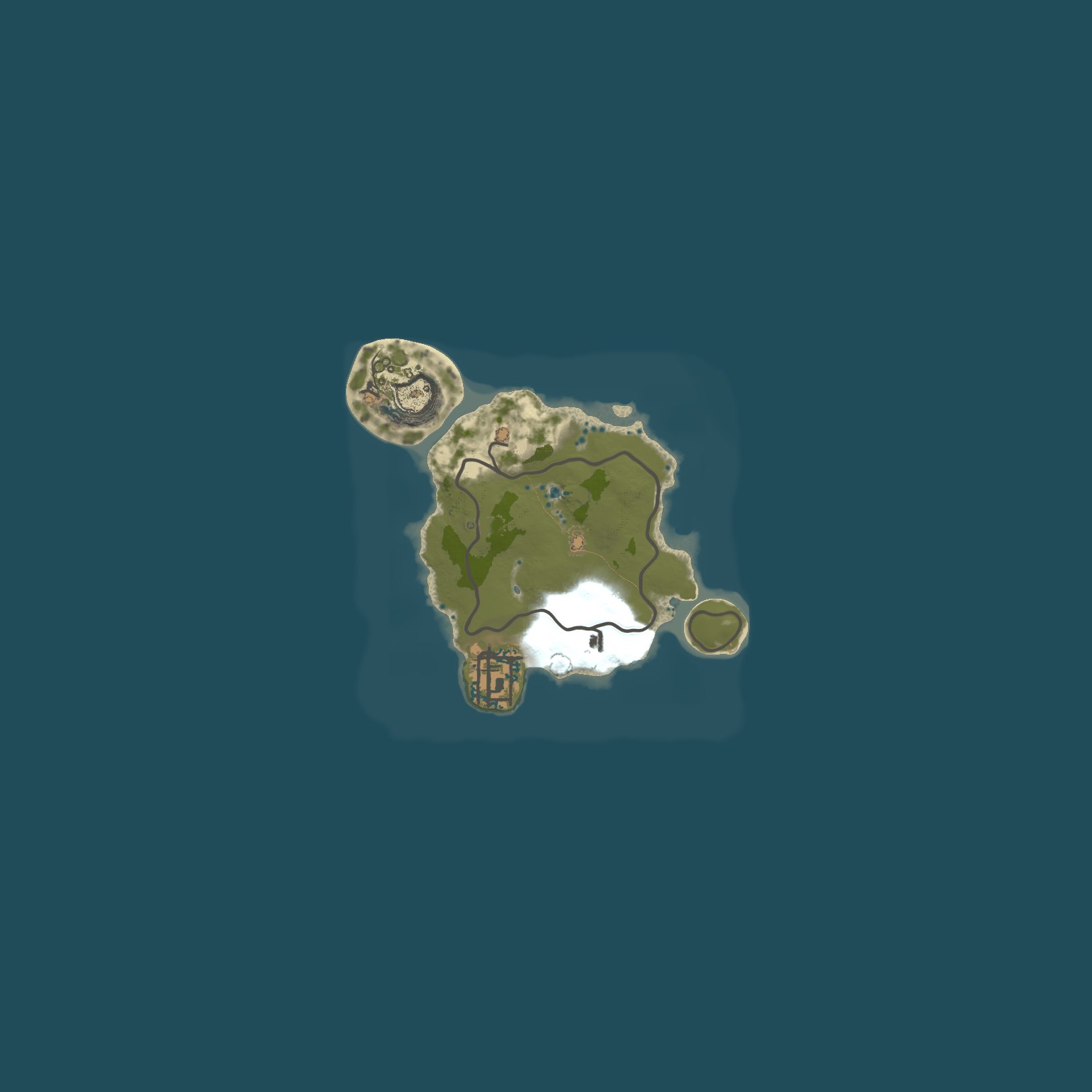 Custom Map, size 1250, seed 1337