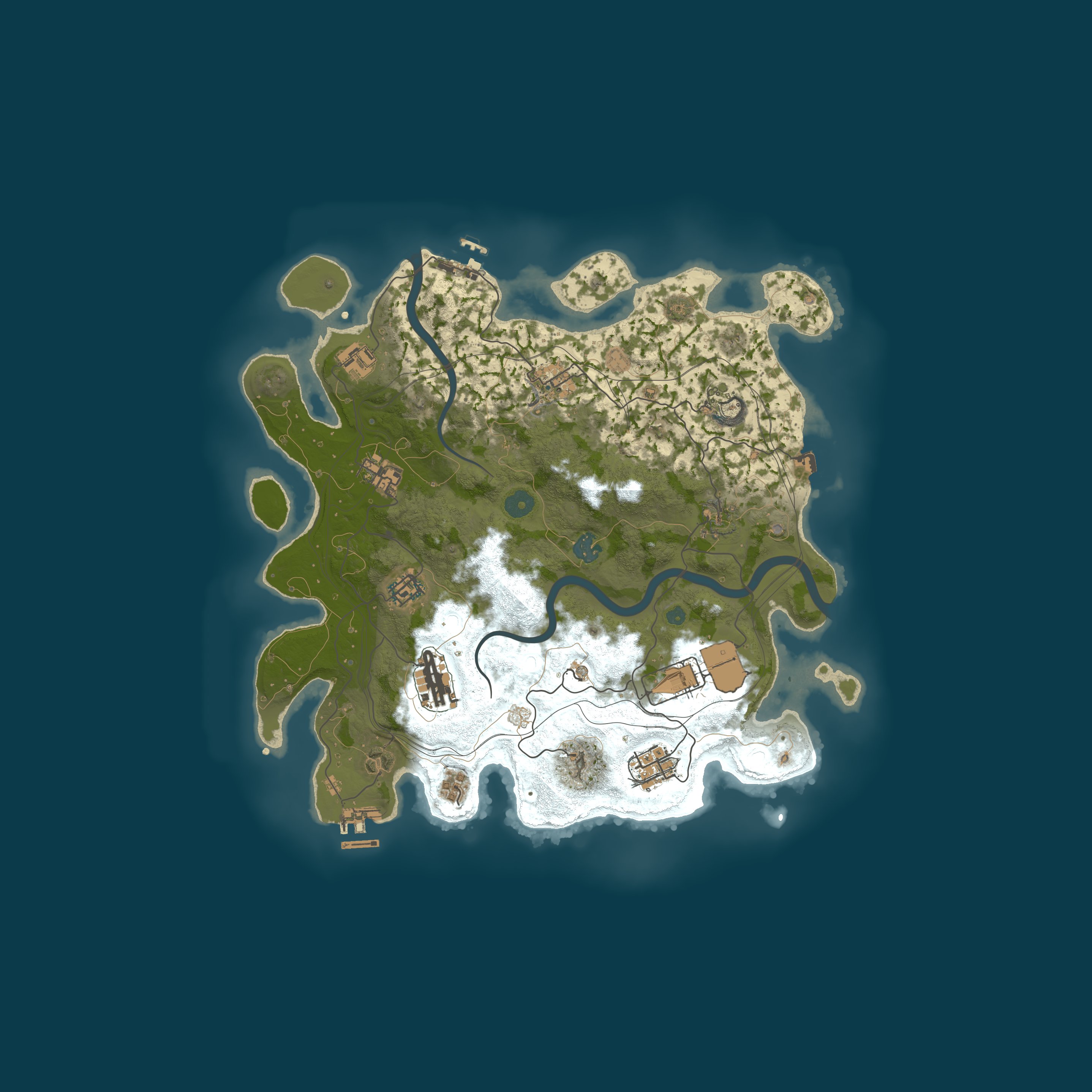 Procedural Map, size 3750, seed 0